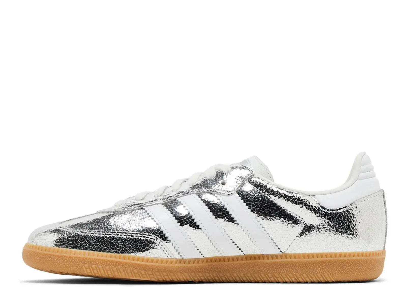 adidas Samba OG Silver Metallic Cracked Leather (W) - Mind Türkiye