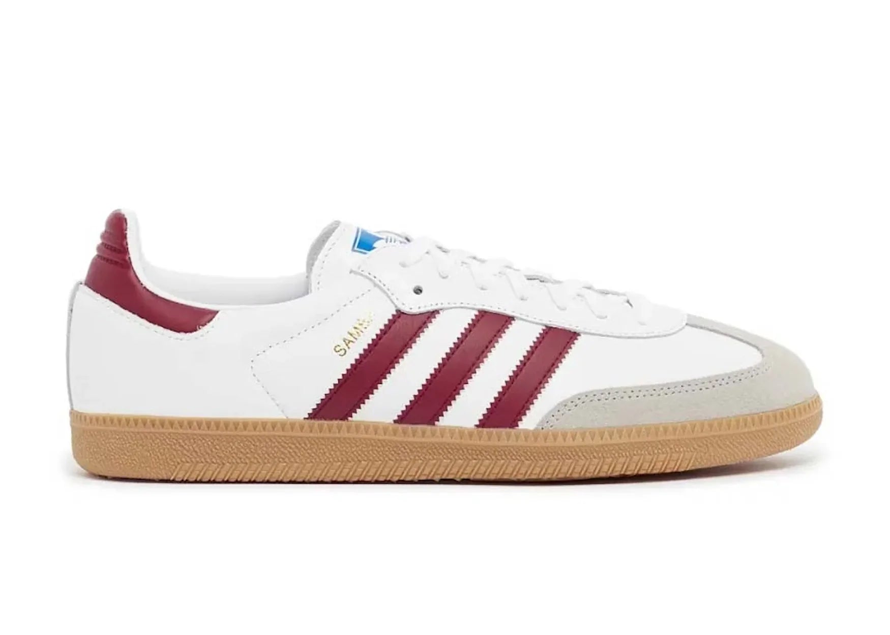 adidas Samba OG White Burgundy Gum - Mind Türkiye