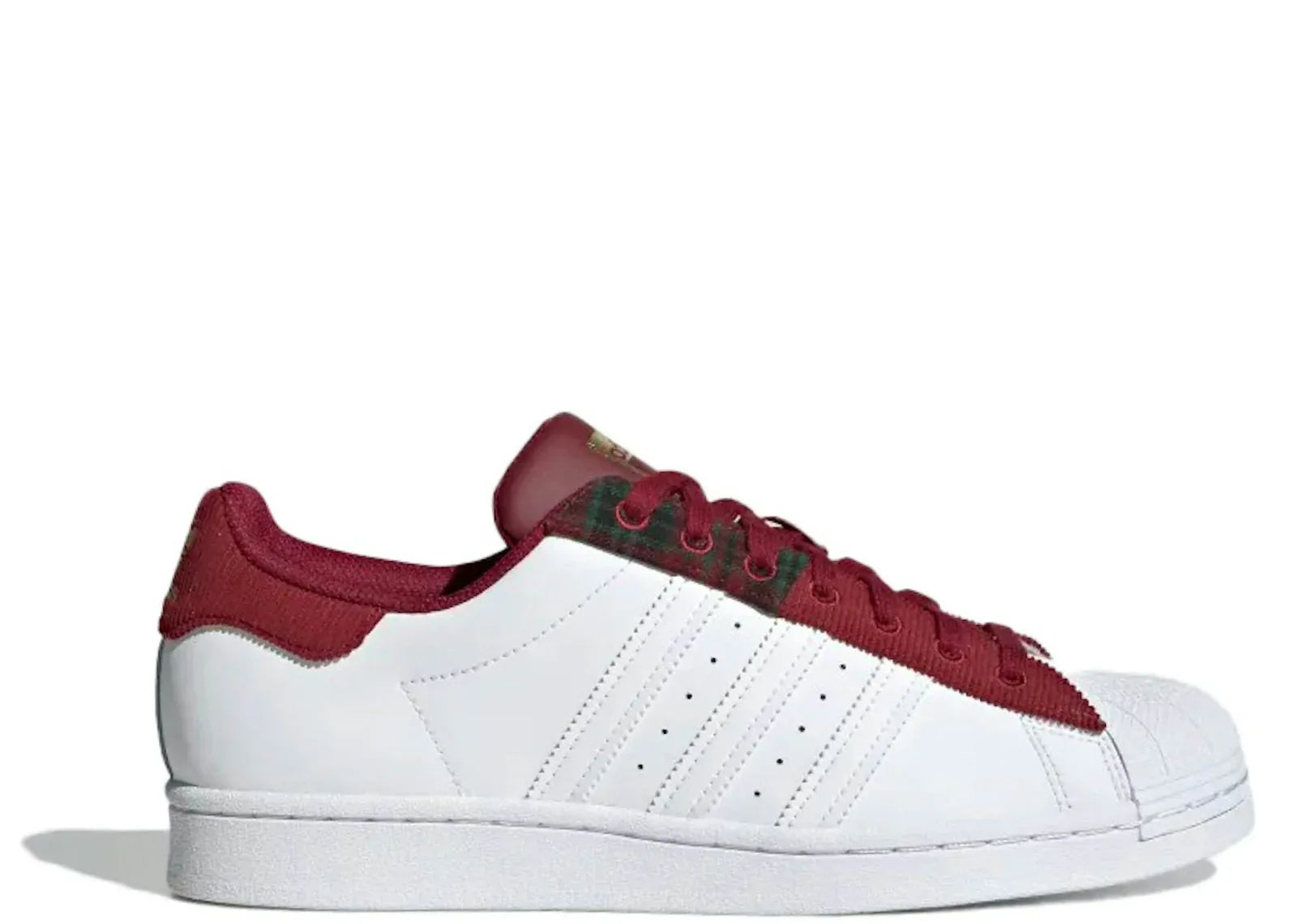adidas Superstar Collegiate Burgundy Cloud White