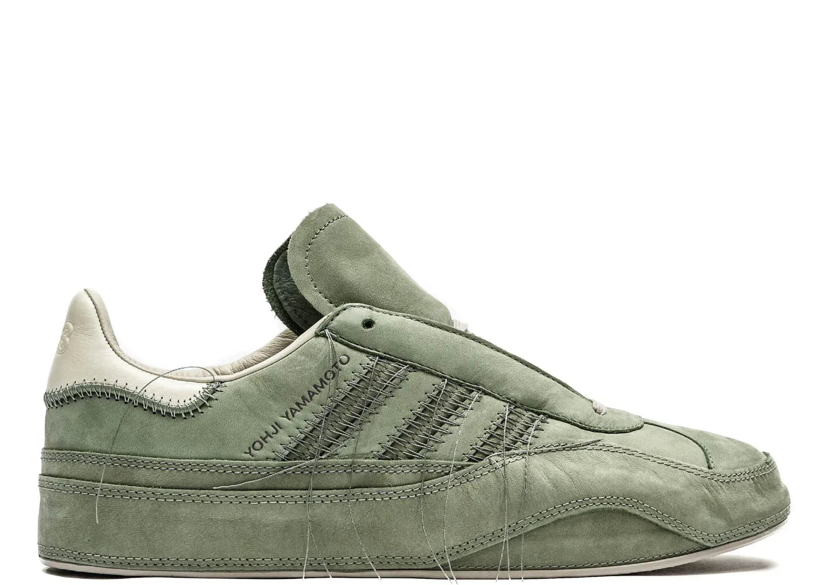 adidas Y-3 Gazelle Silver Green Off White Light Brown - Mind Türkiye