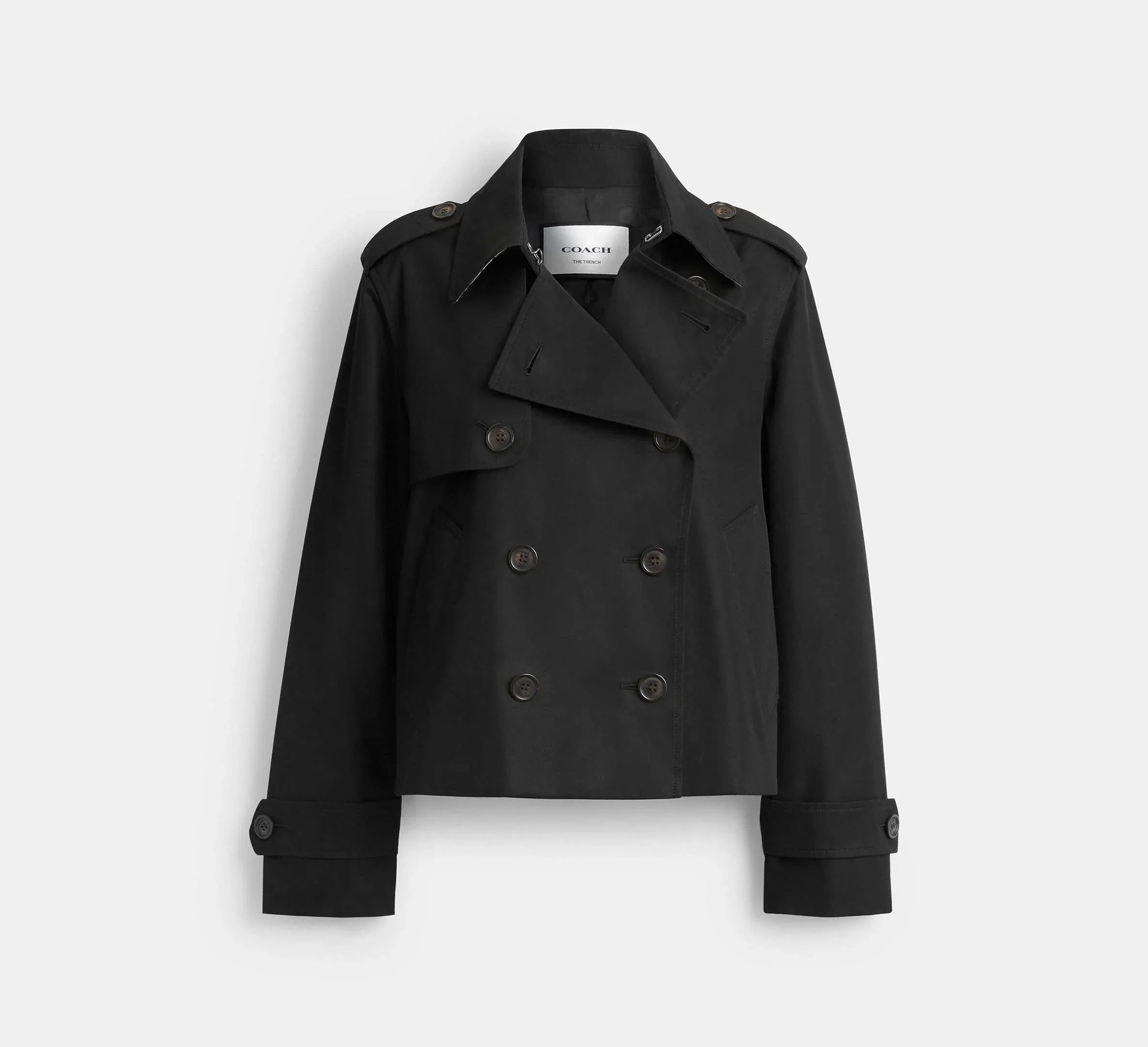 Coach Short Trench – Black - Mind Türkiye