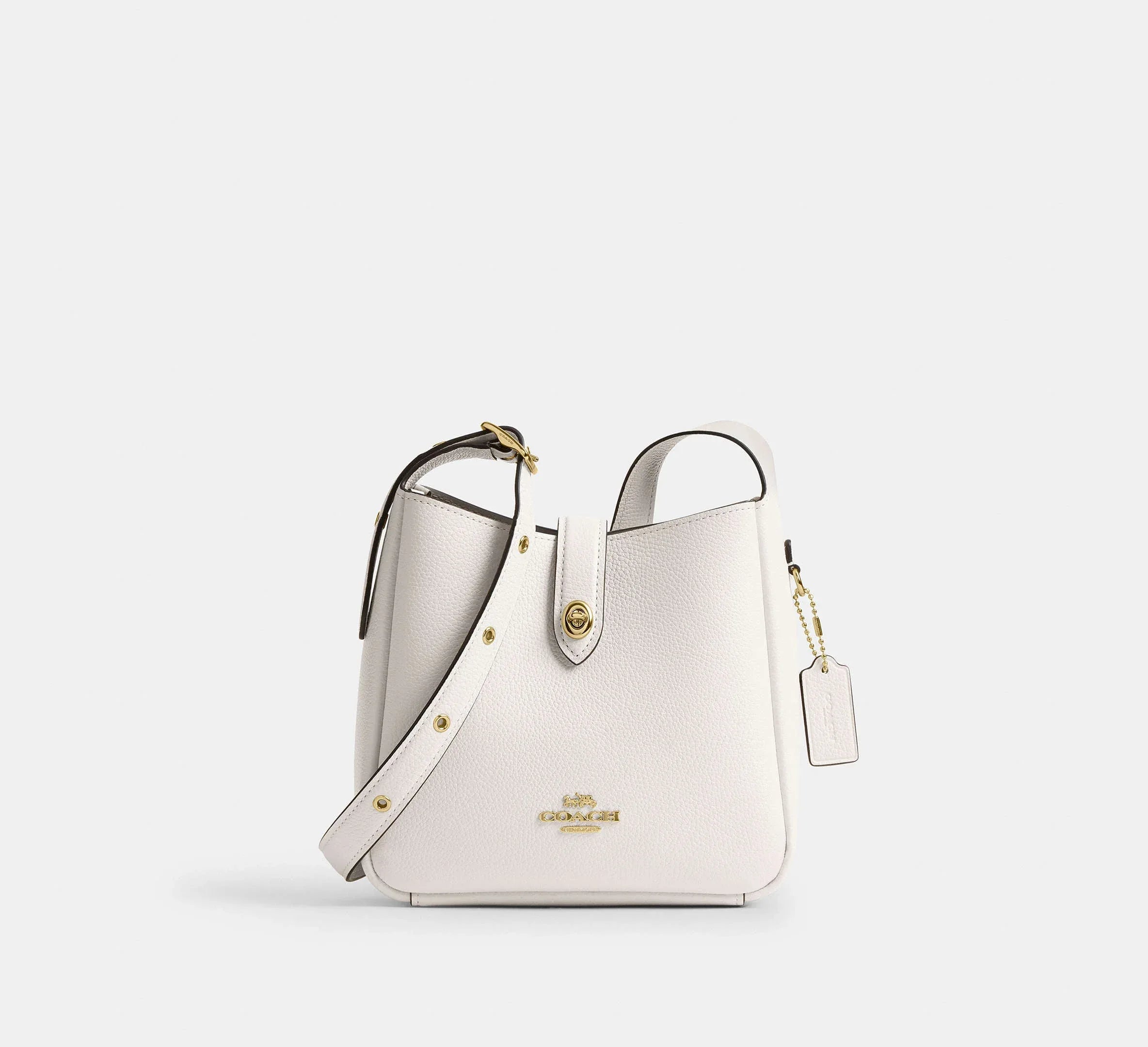 Coach Hadley Mini Crossbody Bag – Gold/Chalk - Mind Türkiye