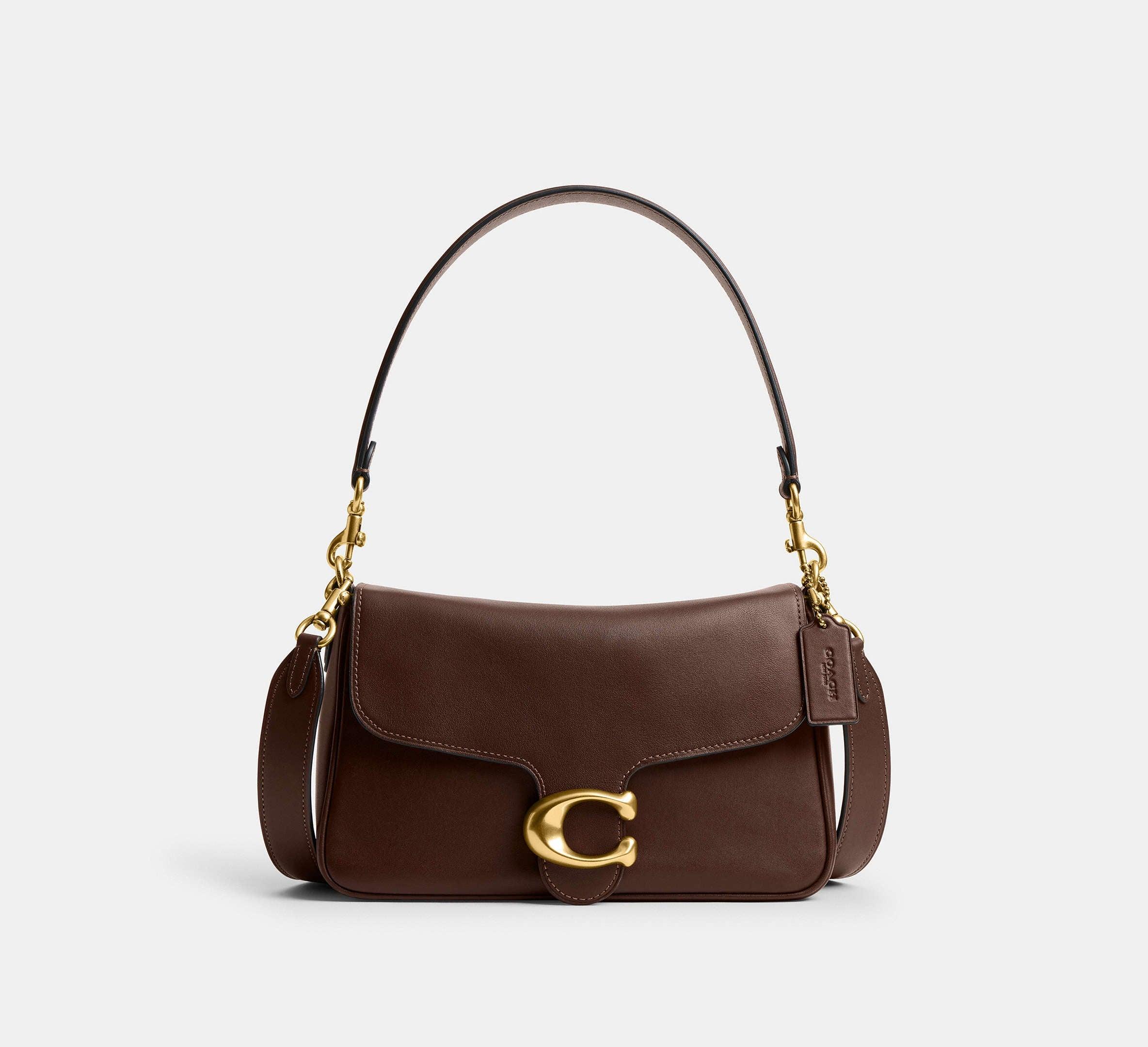Coach Soft Tabby Shoulder Bag Brass Maple - Mind Türkiye