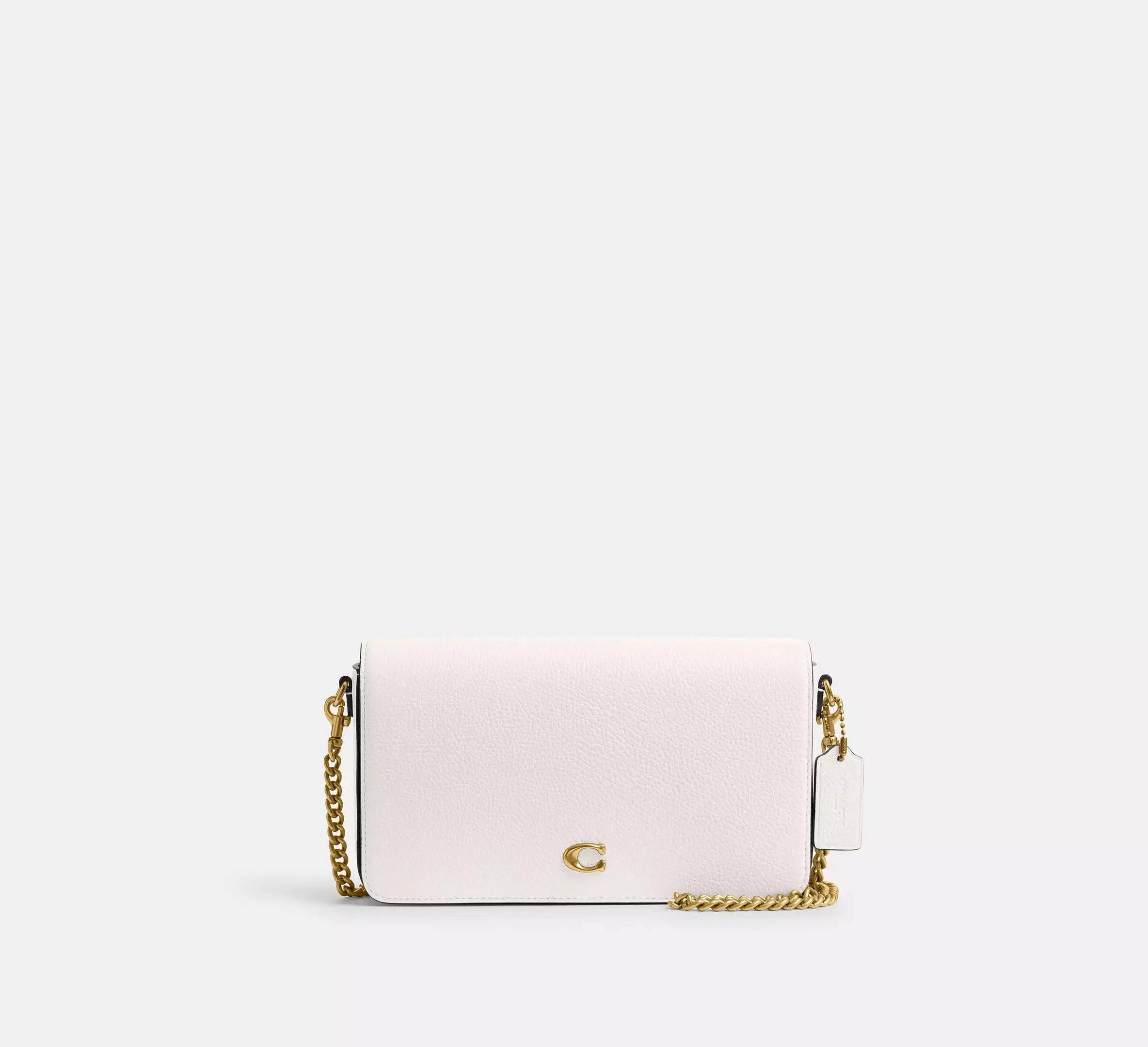 Coach Mila Crossbody Bag With Signature SEZON – Brass/Chalk - Mind Türkiye
