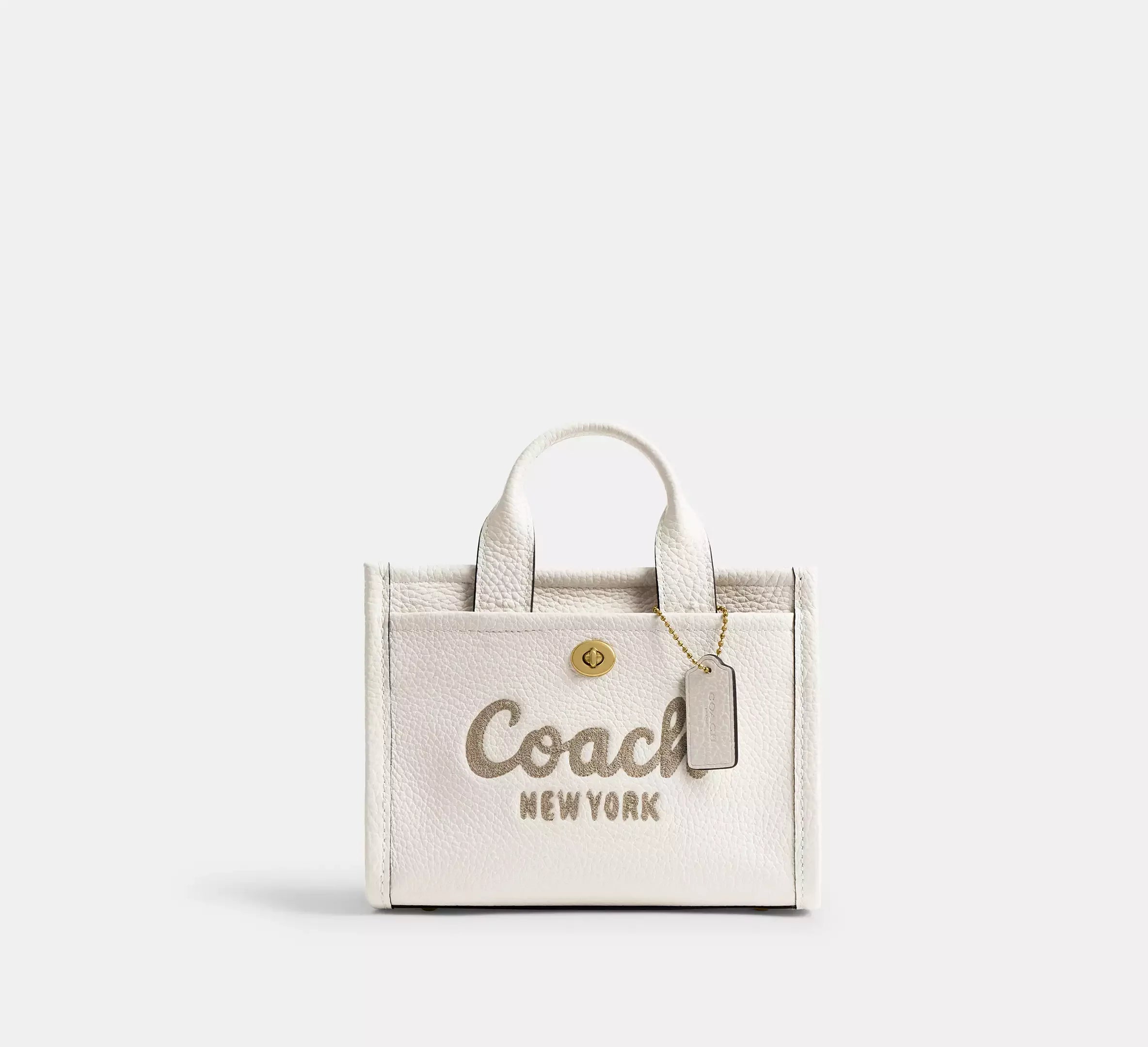 Coach Cargo Tote Bag 20 – Brass/Chalk - Mind Türkiye