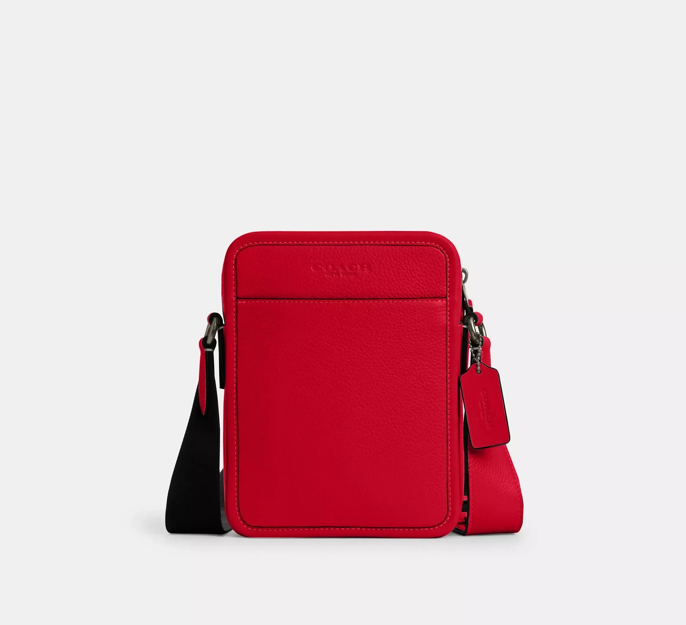 Coach Sullivan Crossbody Bag – Gunmetal/Bold Red - Mind Türkiye