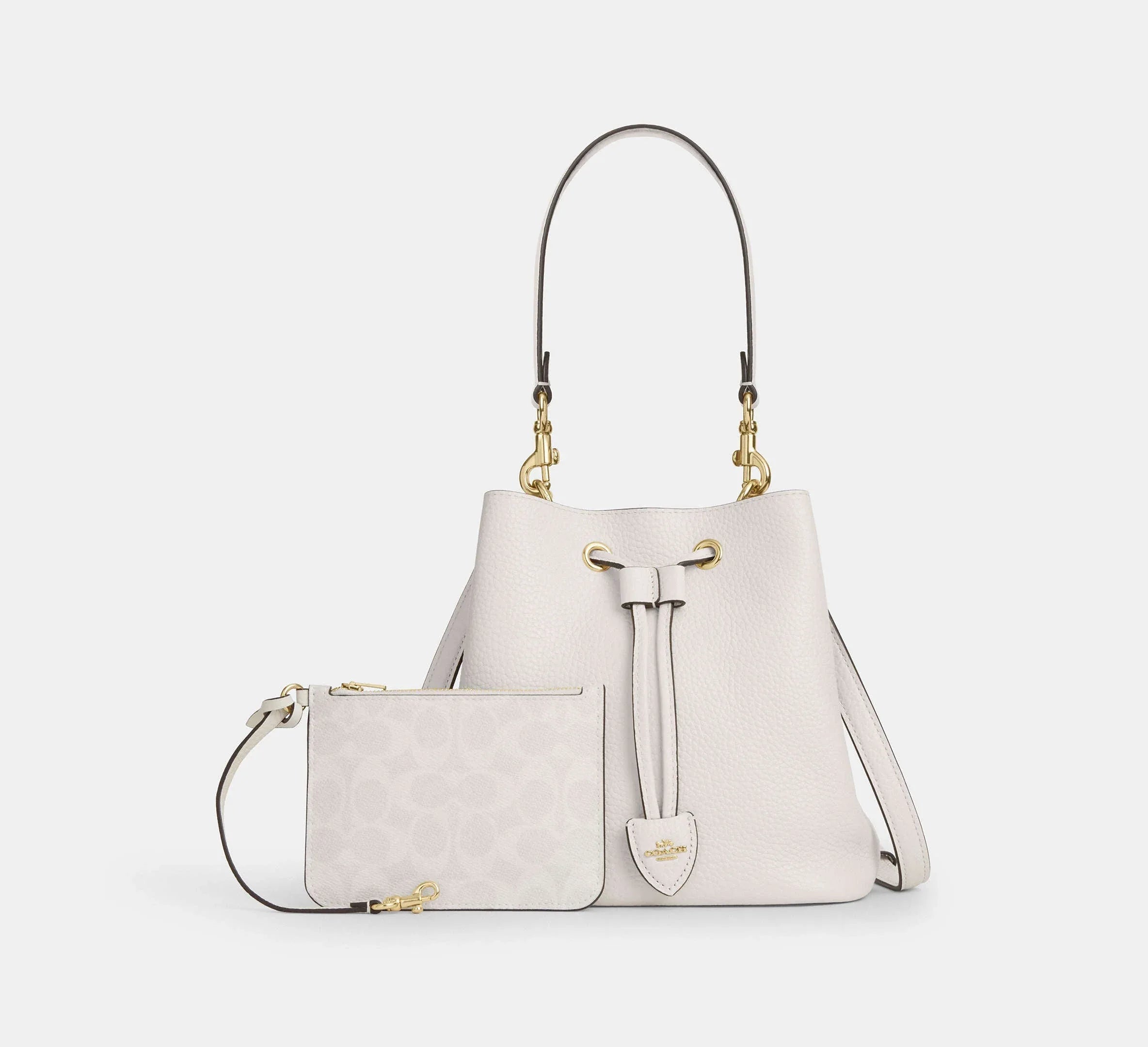 Coach Rowan Bucket Bag – Gold/Chalk - Mind Türkiye