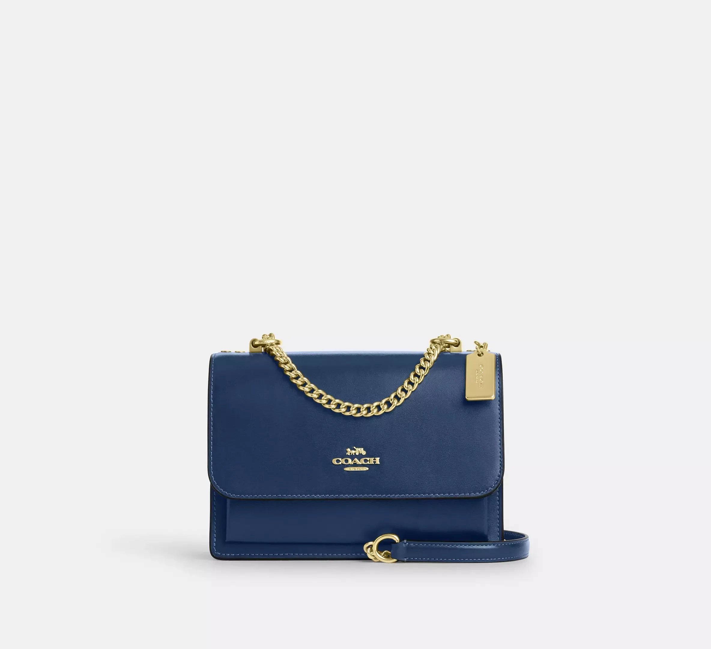 Coach Klare Crossbody Bag – Gold/Deep Blue - Mind Türkiye