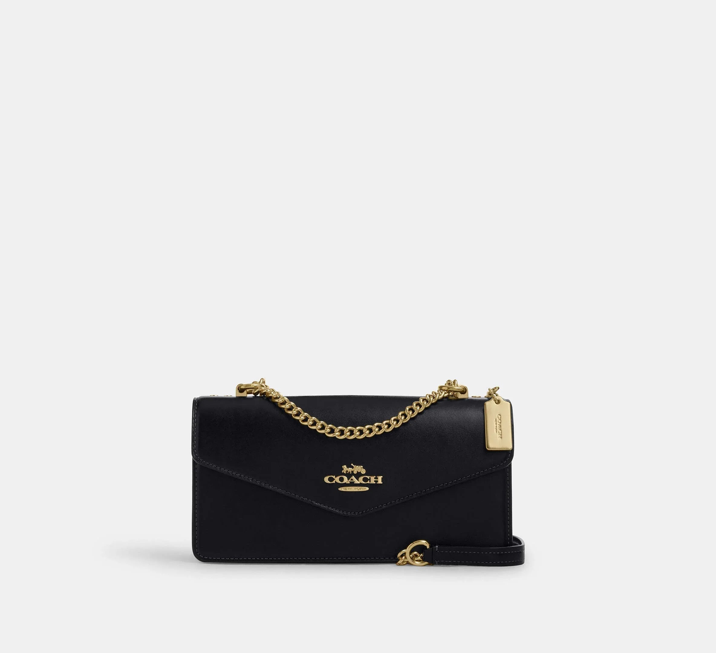 Coach Klare Envelope Crossbody Bag – Gold/Black - Mind Türkiye