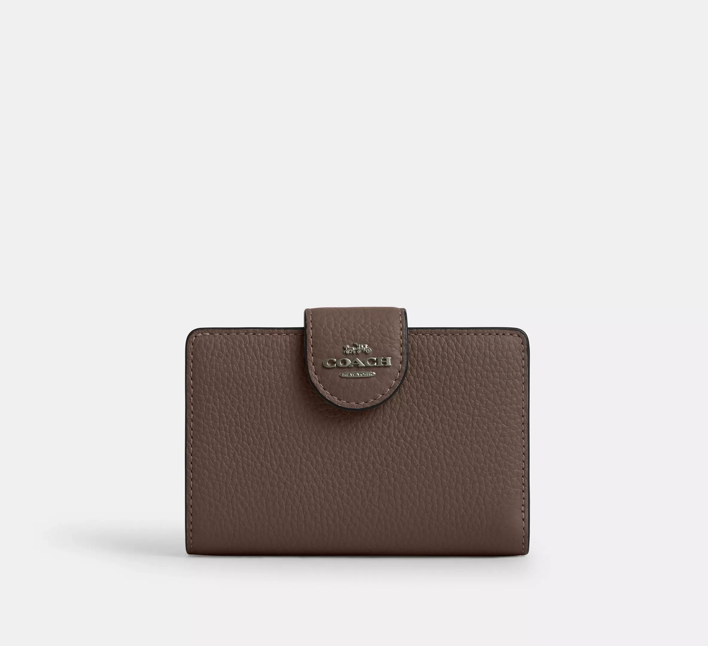 Coach Medium Corner Zip Wallet – Gunmetal - Mind Türkiye