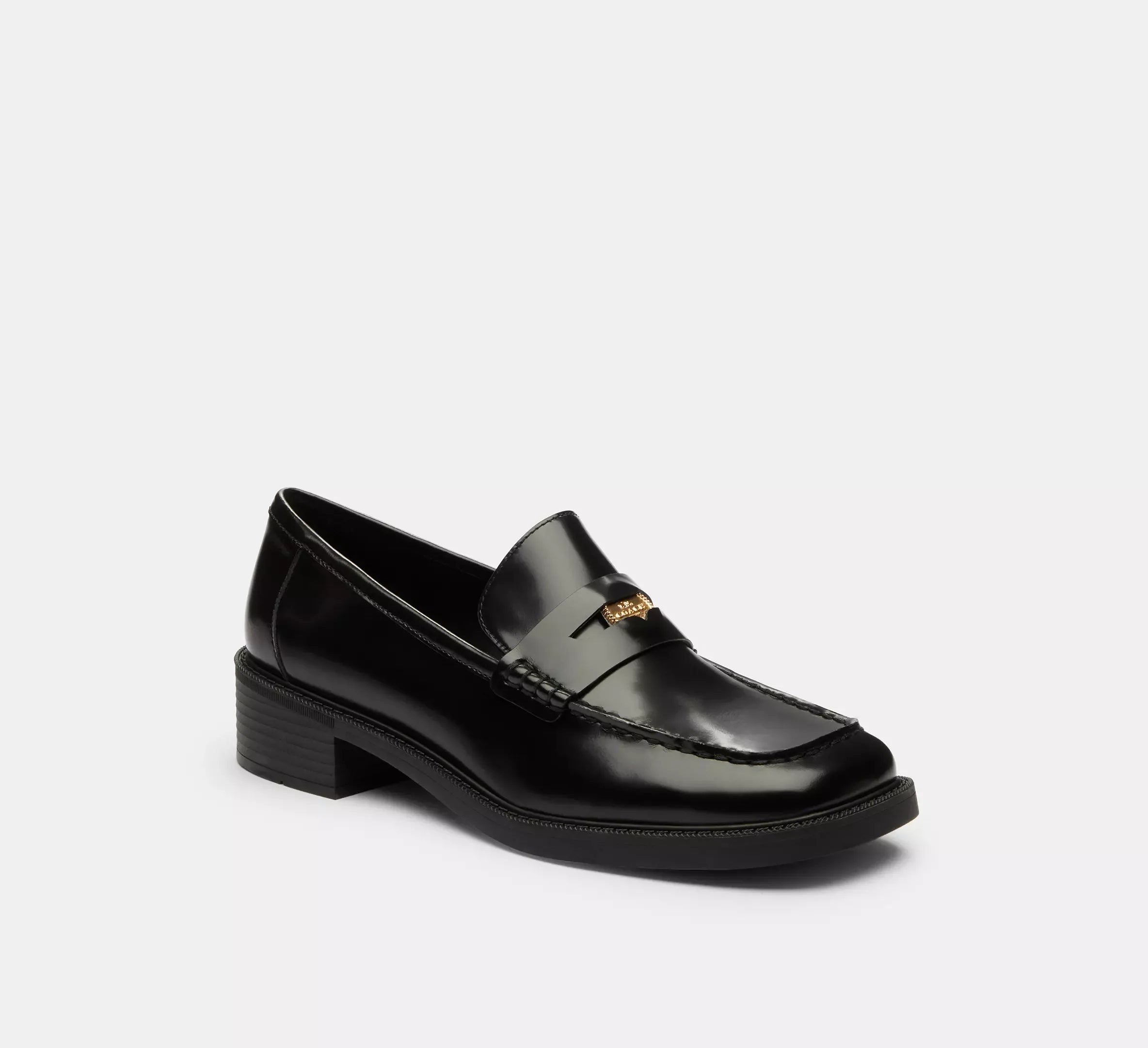 Coach Square Toe Loafer – Black - Mind Türkiye