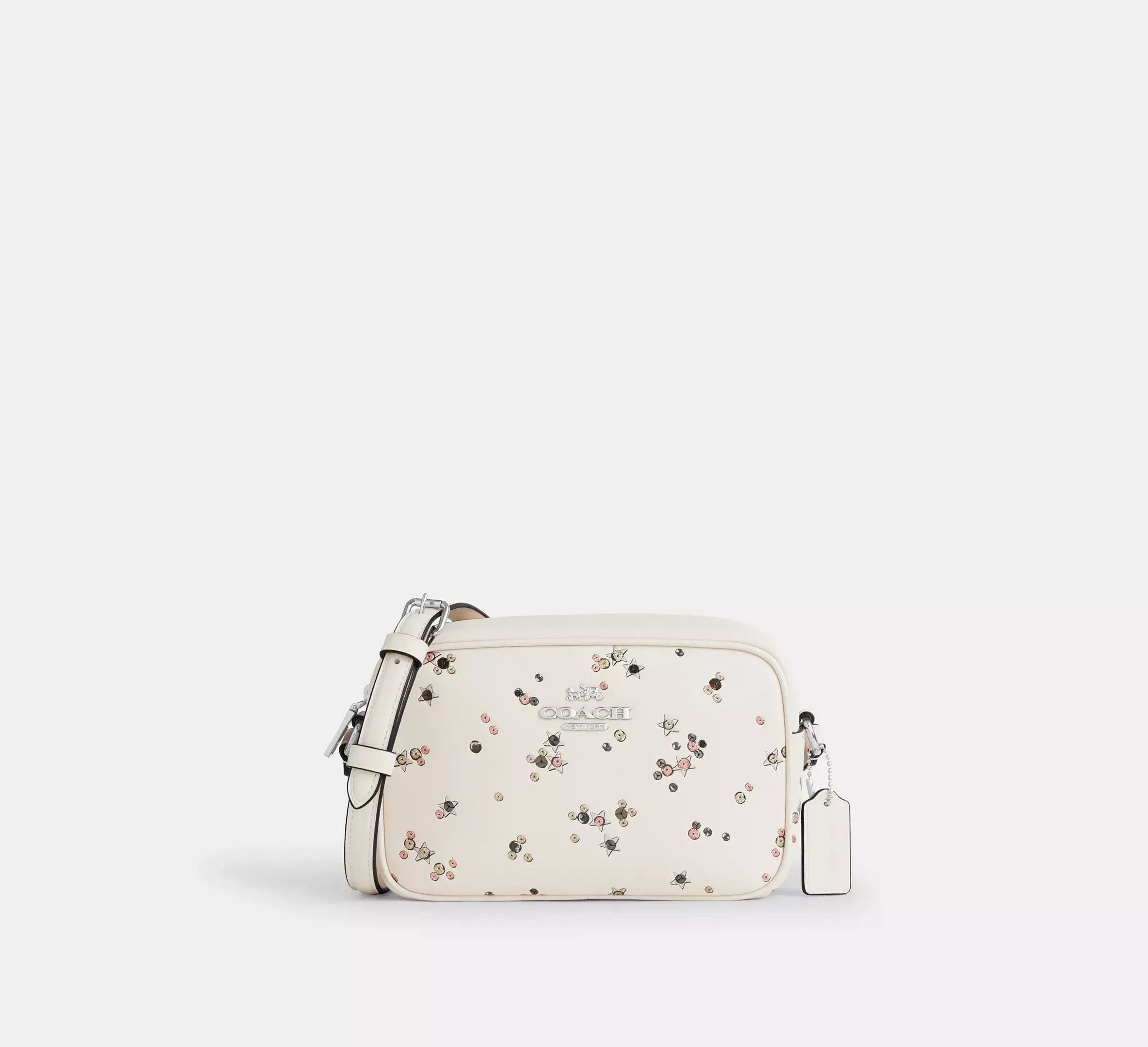 Coach Mini Jamie Camera Bag With Star Print – Silver - Mind Türkiye