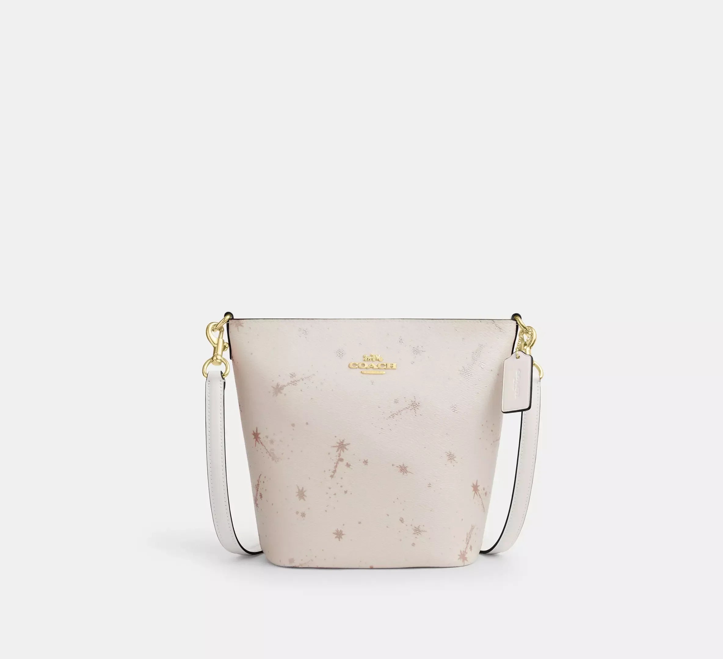 Coach Logan Duffle Bag With Star Print – Gold/Chalk Multi - Mind Türkiye