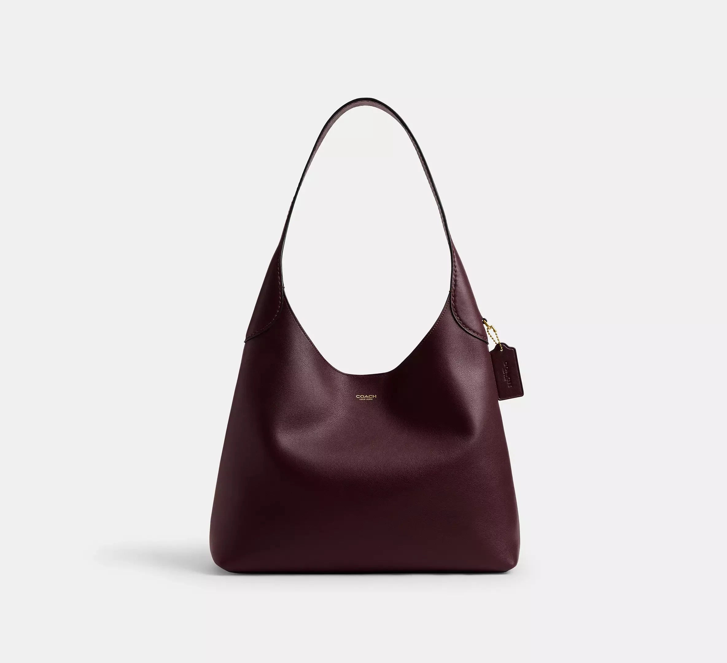 Coach Brooklyn Shoulder Bag 34 – Brass/Merlot - Mind Türkiye
