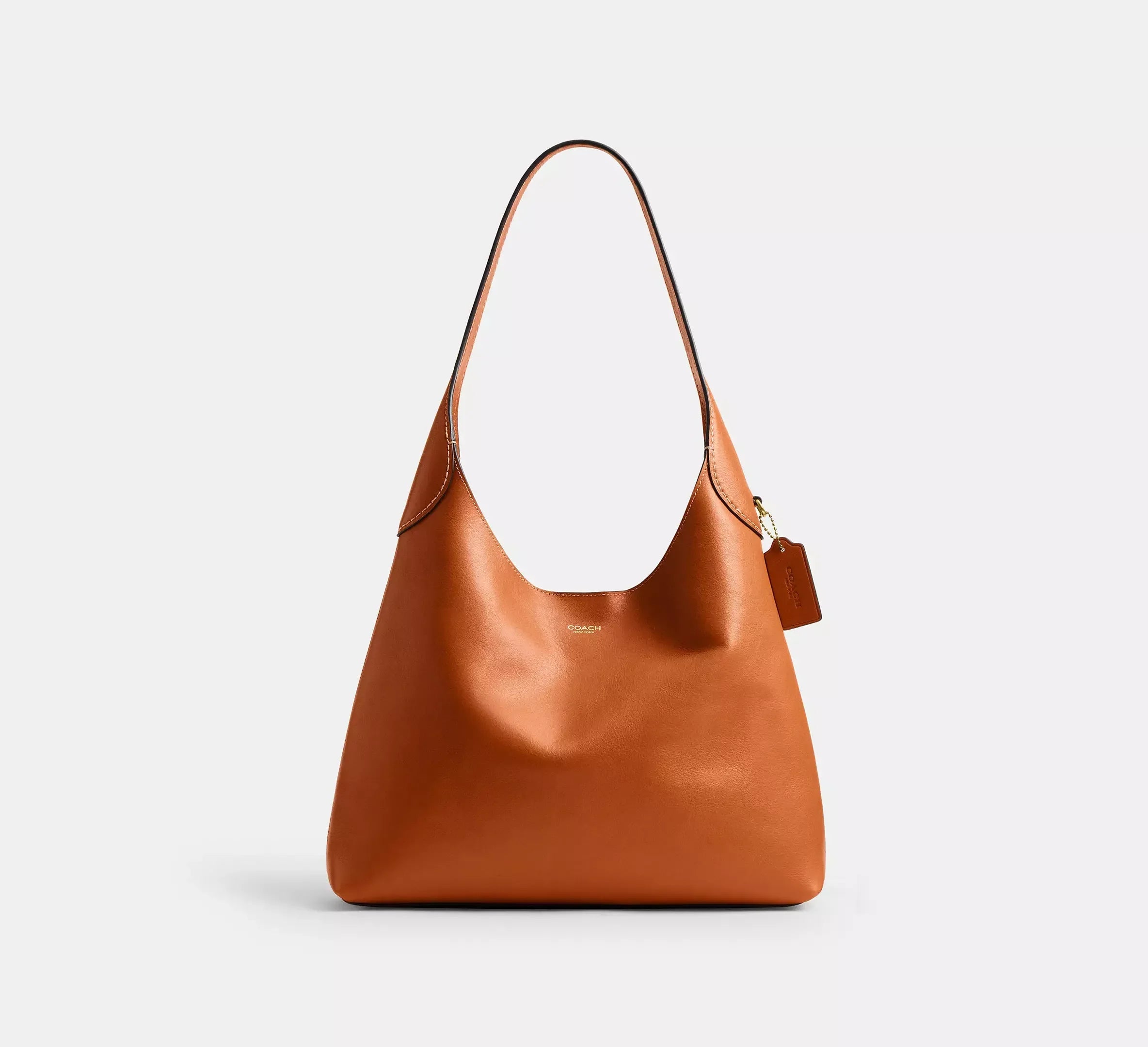 Coach Brooklyn Shoulder Bag 34 – Brass/Toffee - Mind Türkiye