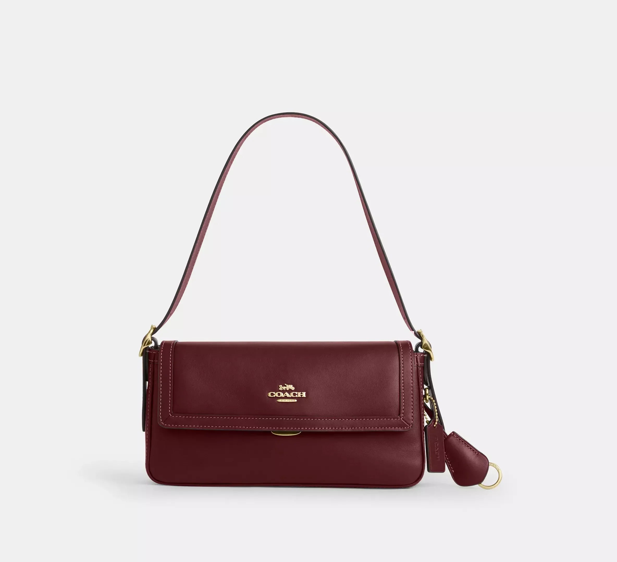 Coach Etta Small Flap Shoulder Bag – Gold - Mind Türkiye