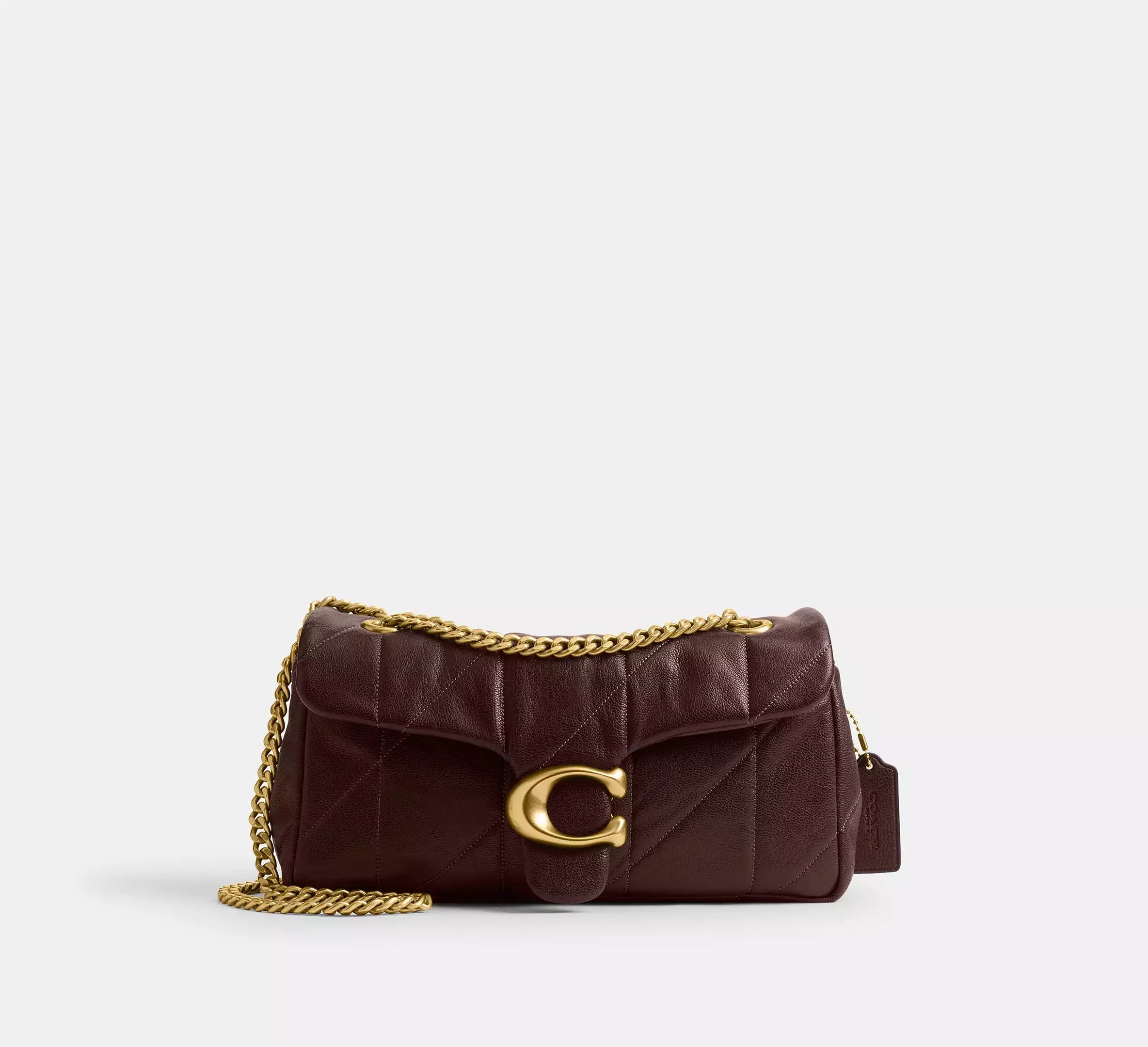 Coach Tabby Shoulder Bag 26 With Quilting – Brass/Maple - Mind Türkiye