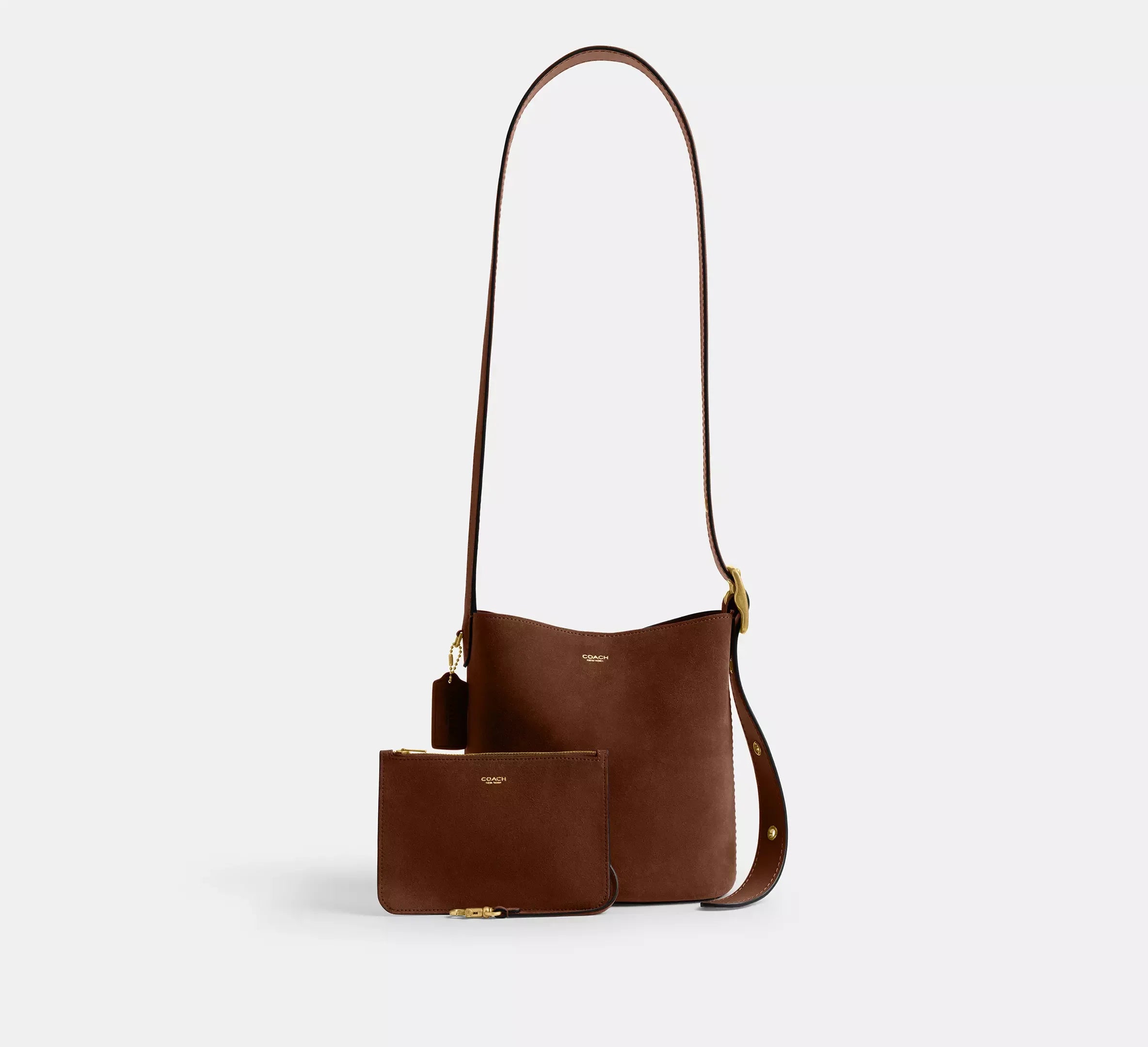 Coach Bleecker Bucket Bag 21 – Brass/Warm Brown - Mind Türkiye