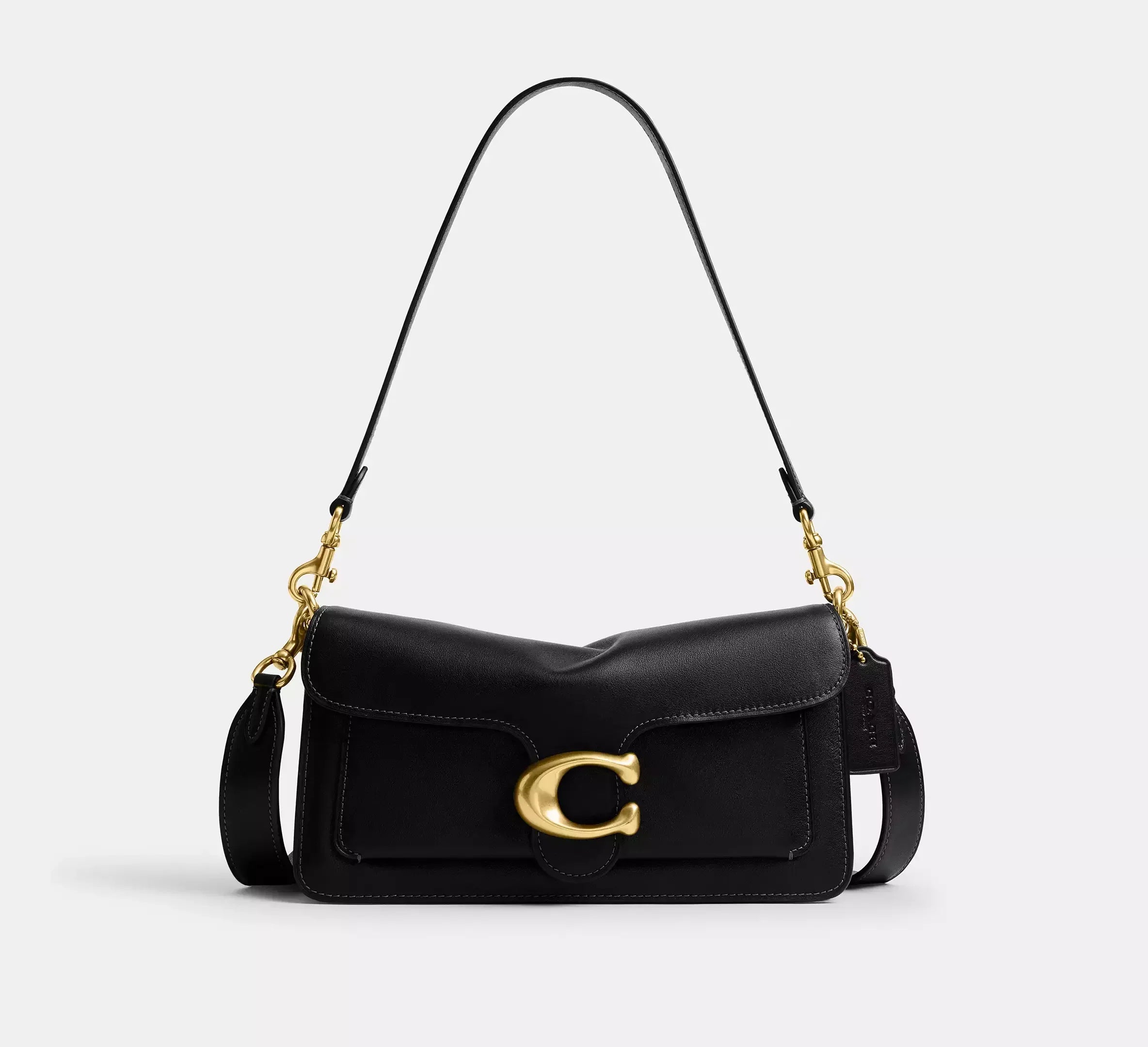Coach Tabby Shoulder Bag 26 – Brass/Black - Mind Türkiye