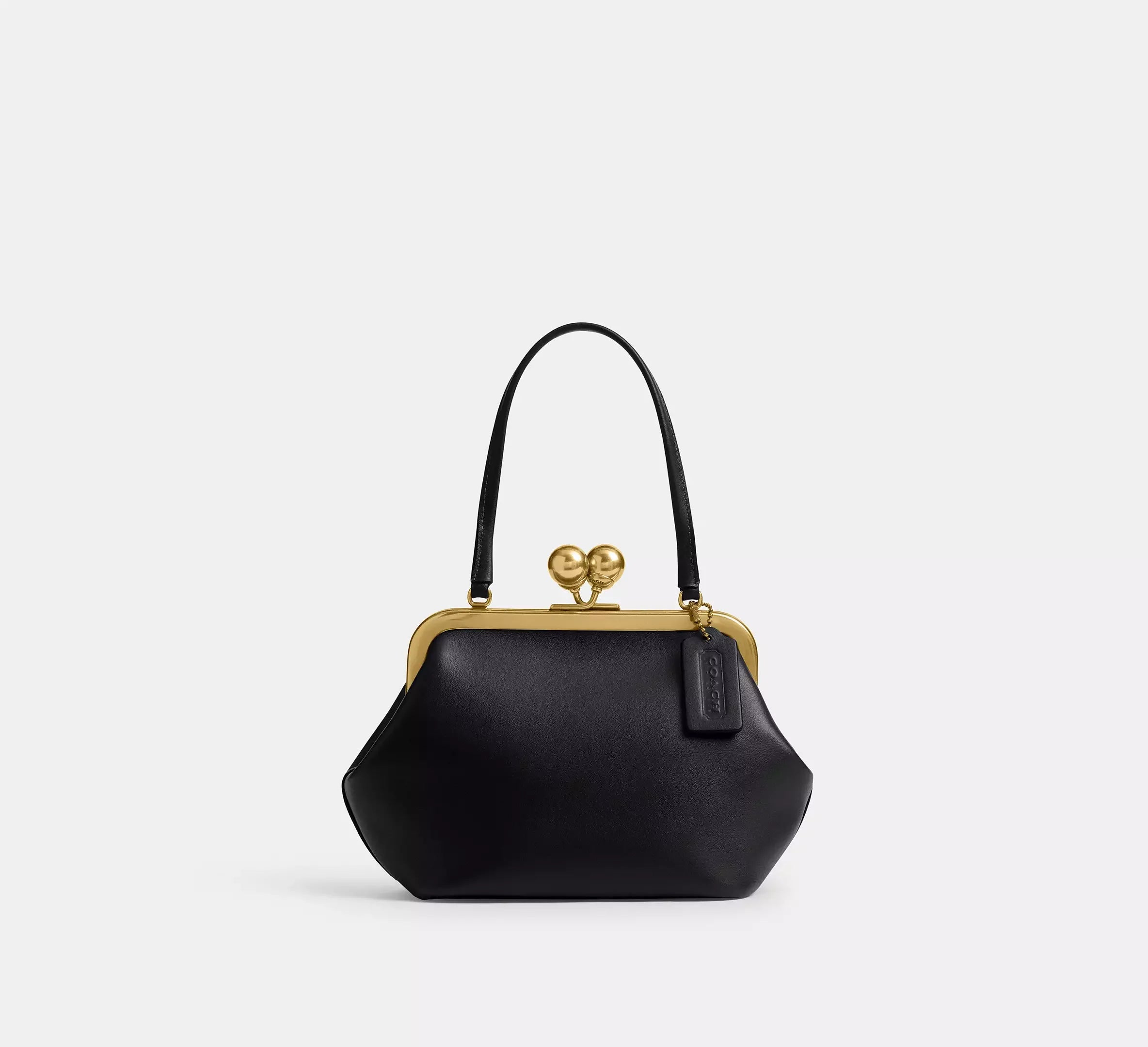 Coach Kisslock Frame Bag 16 SEZON – Brass/Black - Mind Türkiye