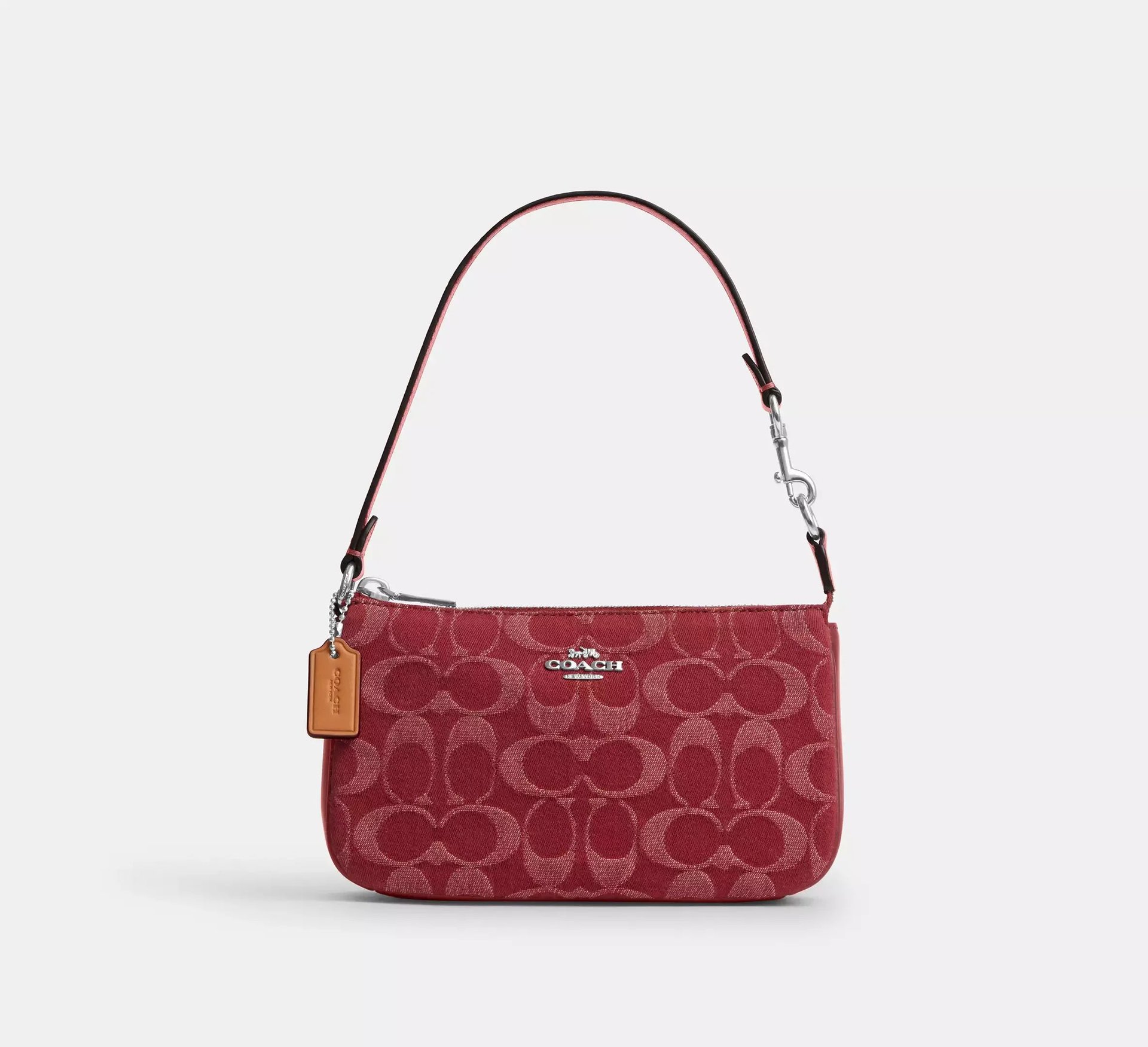 Coach Nolita 19 In Signature Denim – True Red - Mind Türkiye
