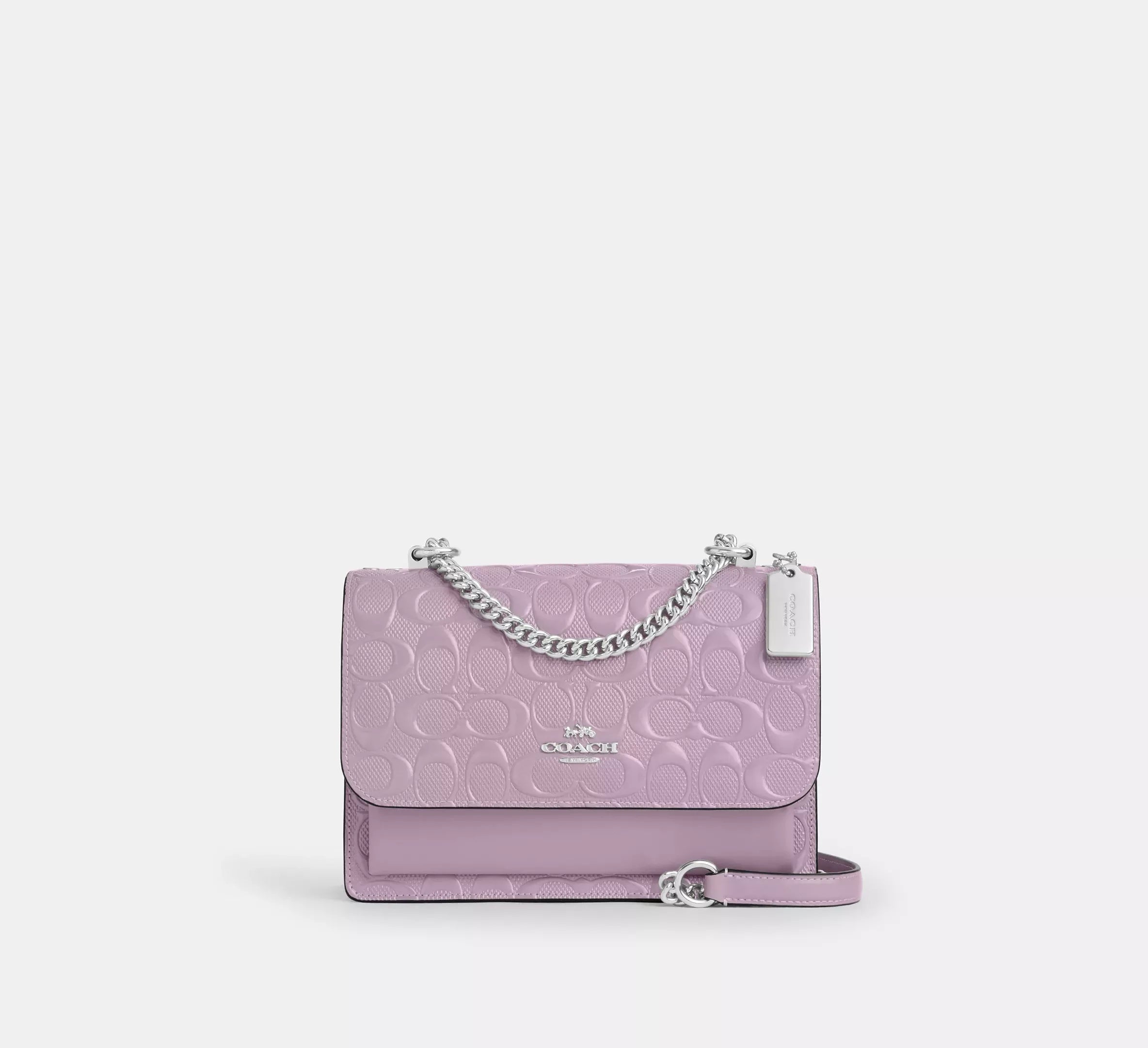 Coach Klare Crossbody Bag In Signature Leather – Silver - Mind Türkiye