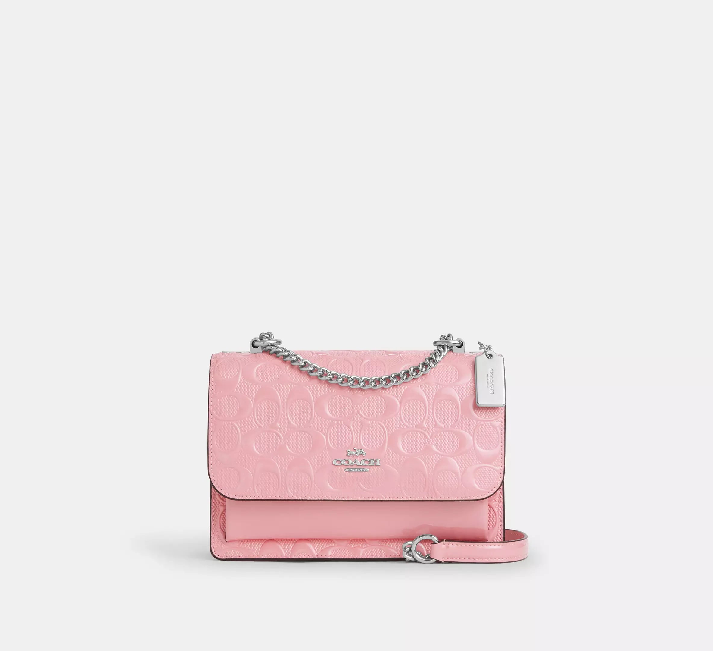 Coach Klare Crossbody Bag In Signature Leather – Silver - Mind Türkiye