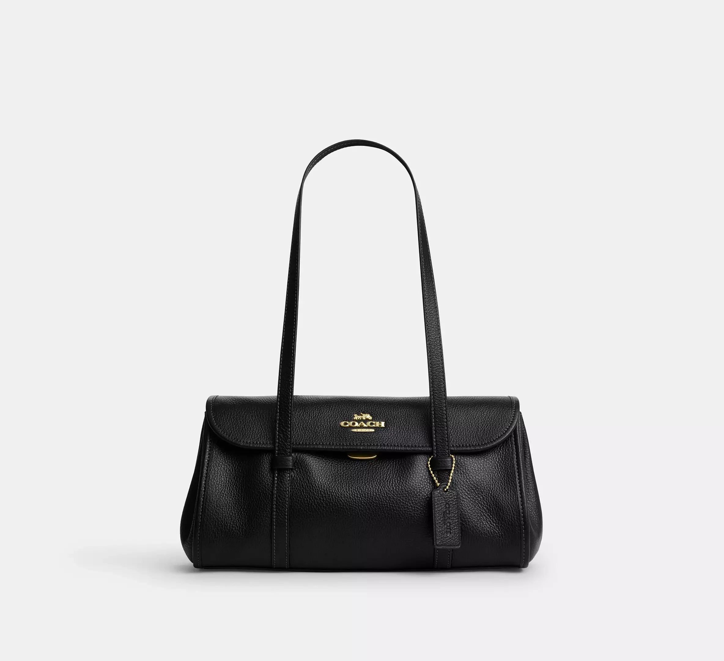 Coach Bridget Flap Shoulder Bag – Gold/Black - Mind Türkiye