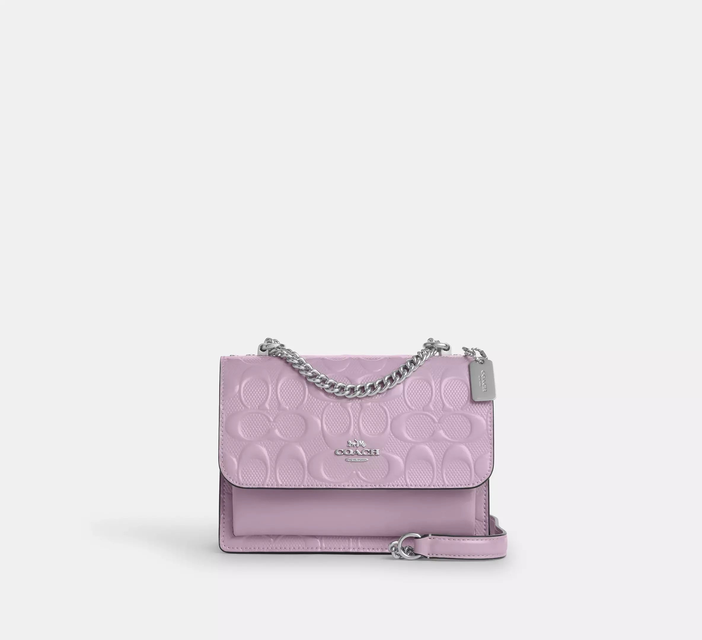 Coach Mini Klare Crossbody Bag In Signature Leather – Silver - Mind Türkiye