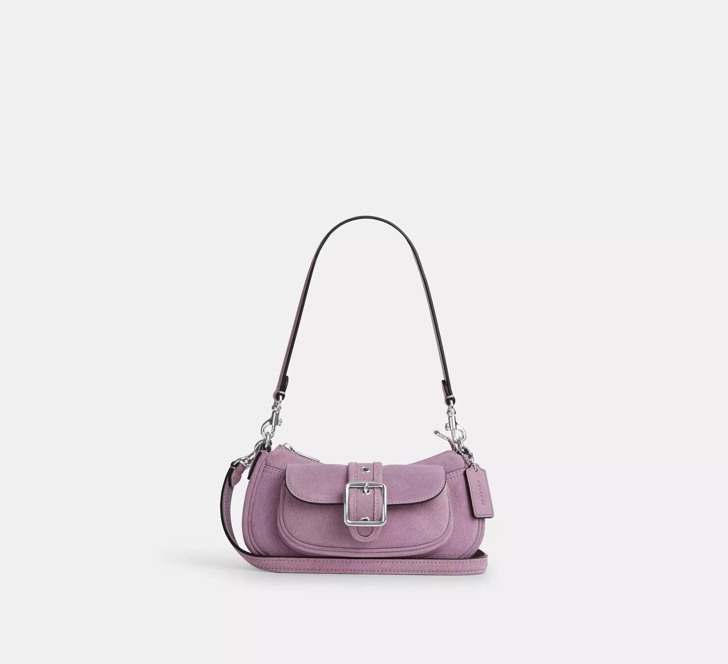 Coach Ashton Mini Shoulder Bag – Silver/Light Violet - Mind Türkiye