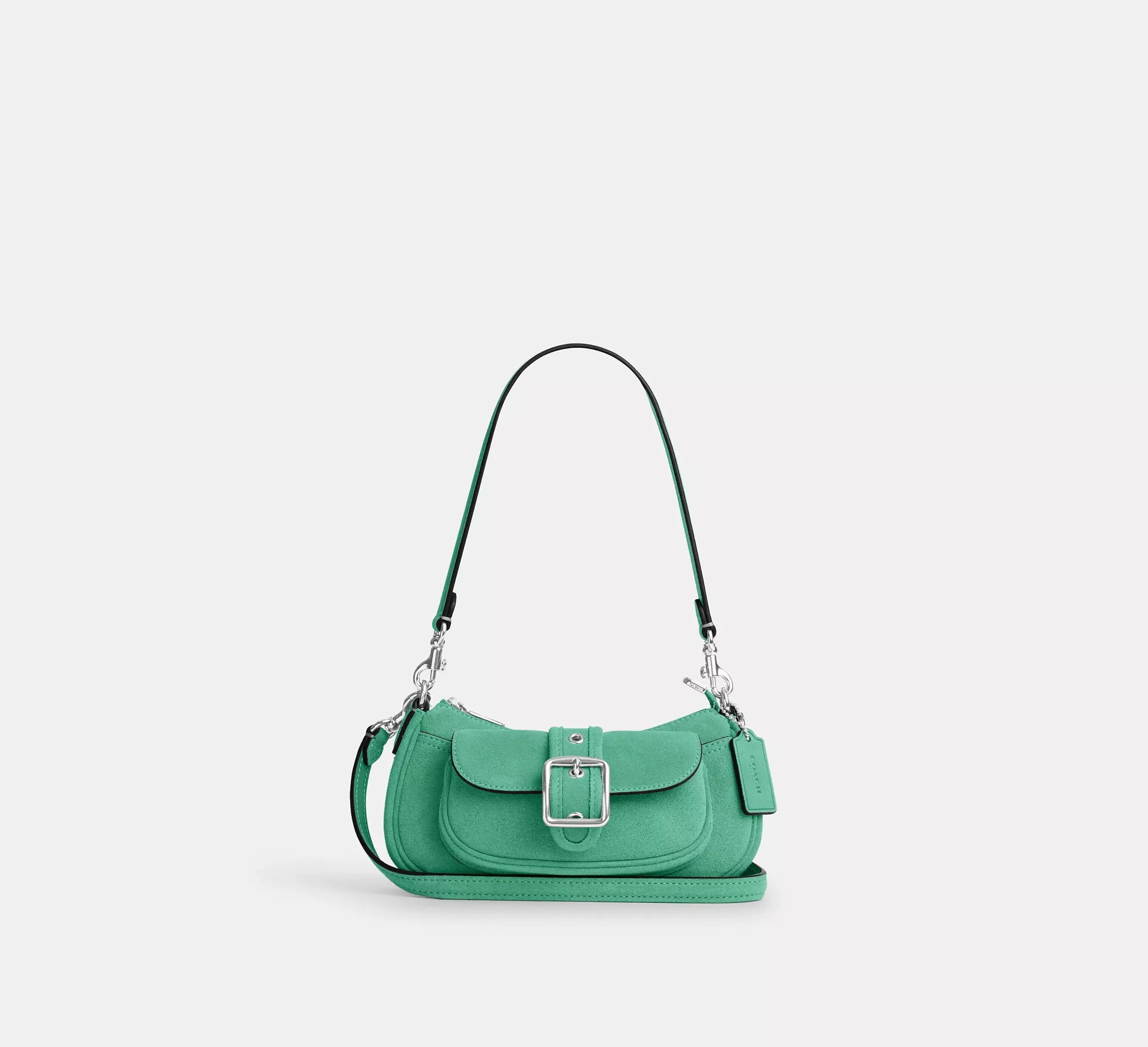 Coach Ashton Mini Shoulder Bag – Silver/Mint - Mind Türkiye