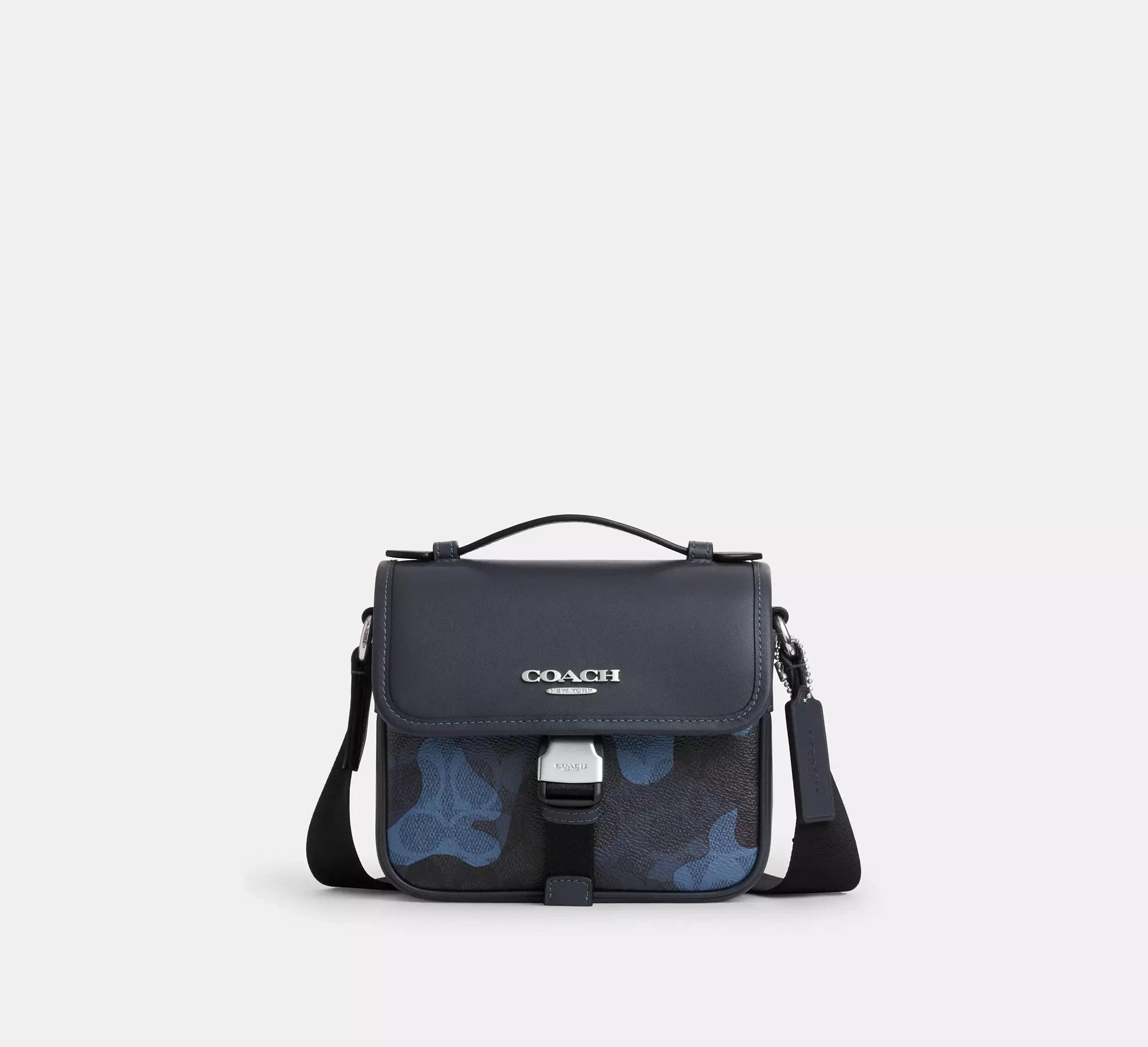 Coach Racer Crossbody Bag In Signature Camo Print – Silver - Mind Türkiye