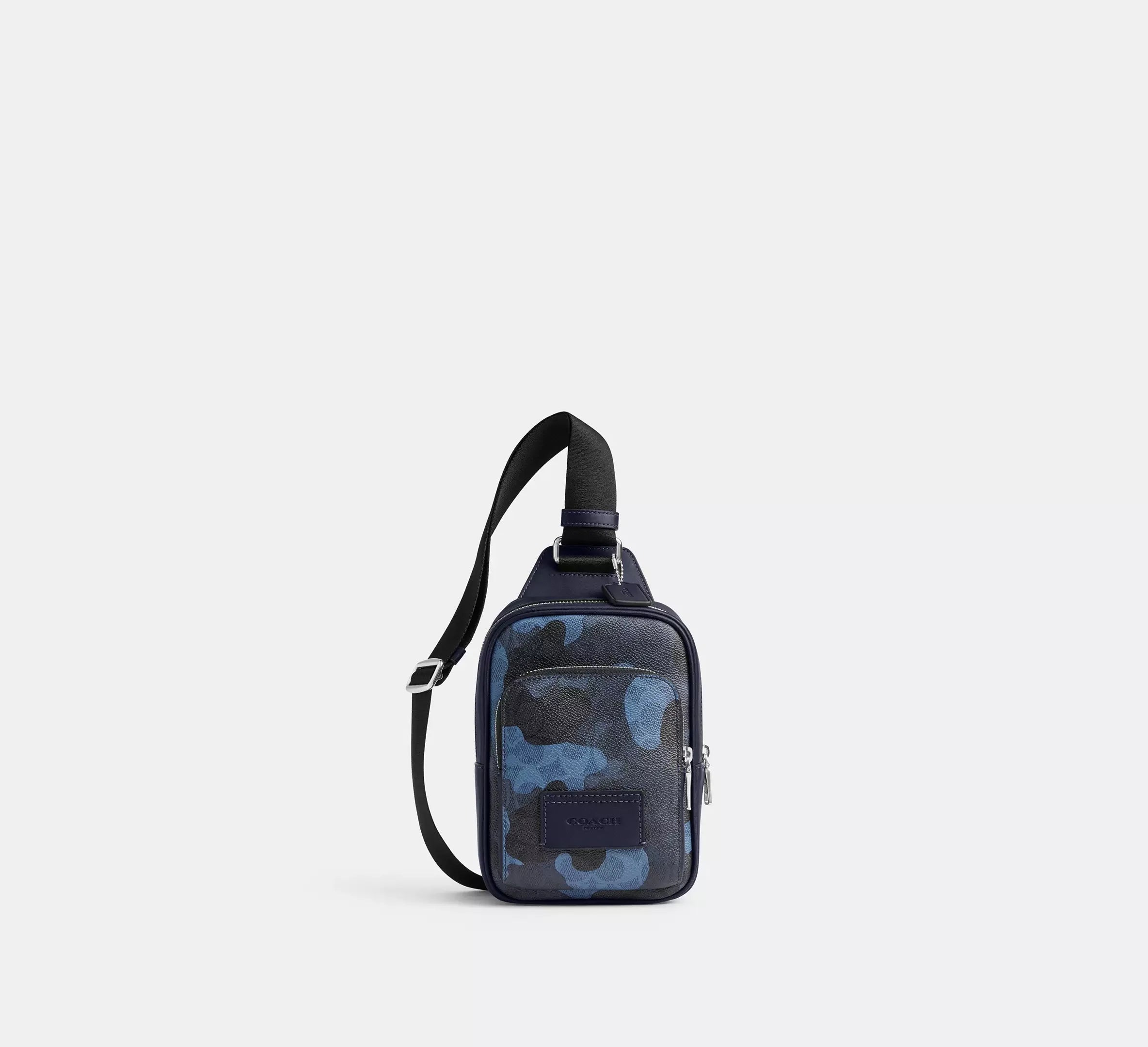 Coach Racer Sling Pack In Signature Camo Print – Silver - Mind Türkiye