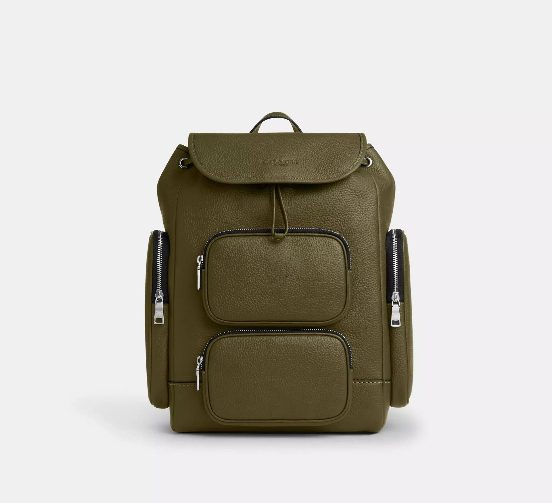 Coach Finn Backpack Silver/Olive - Mind Türkiye