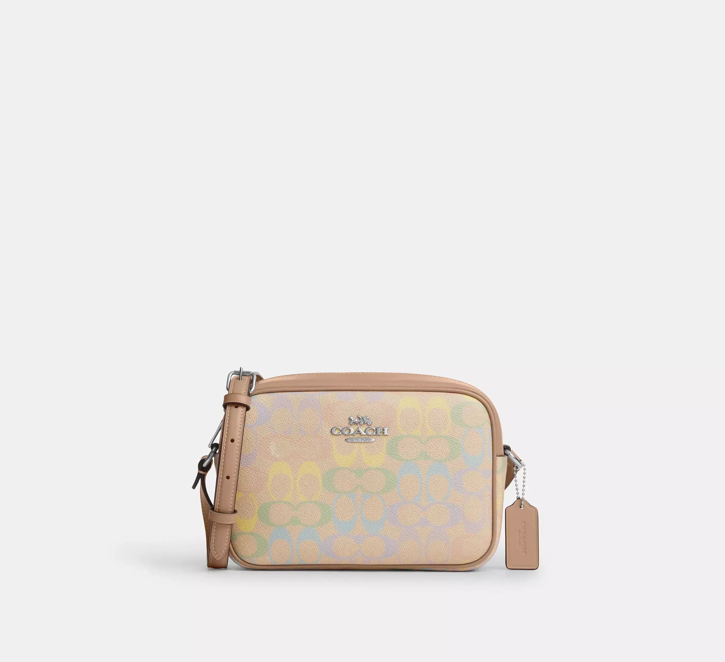 Coach Jamie Camera Bag In Rainbow Signature – Silver - Mind Türkiye