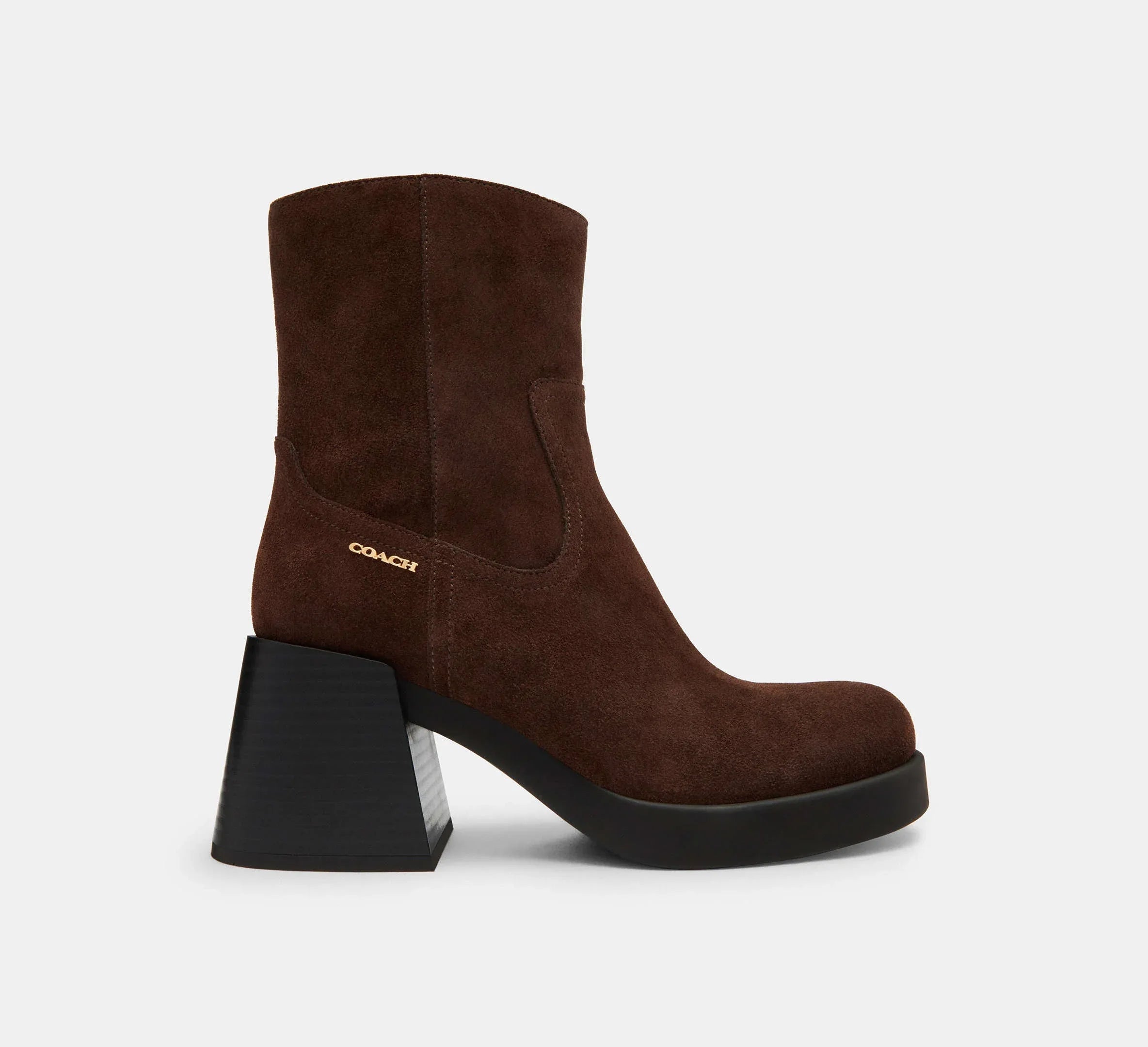 Coach Block Heel Boot – Maple - Mind Türkiye