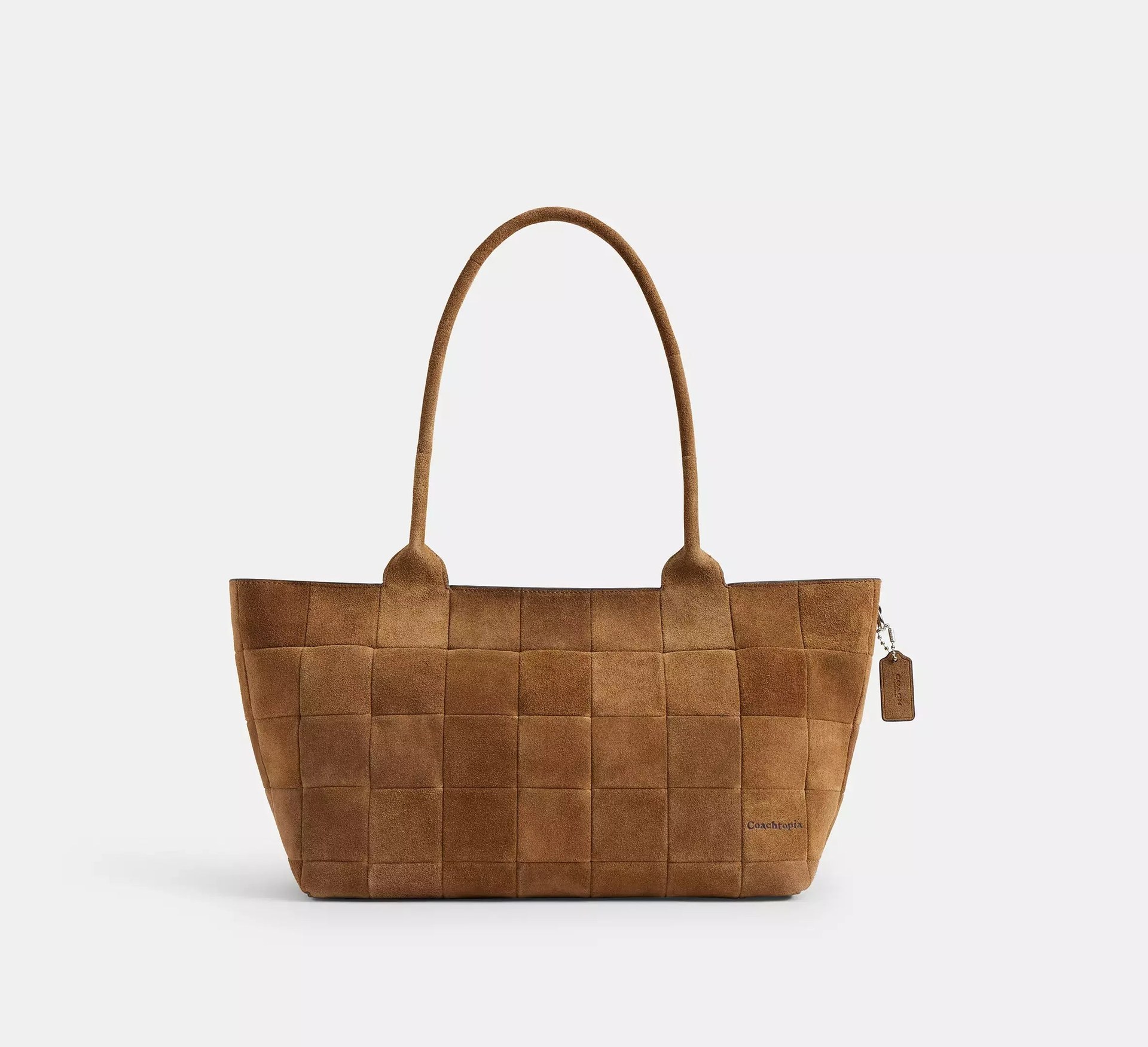 Coach Large Tote Bag In Upcrafted Suede – Cedar Suede - Mind Türkiye