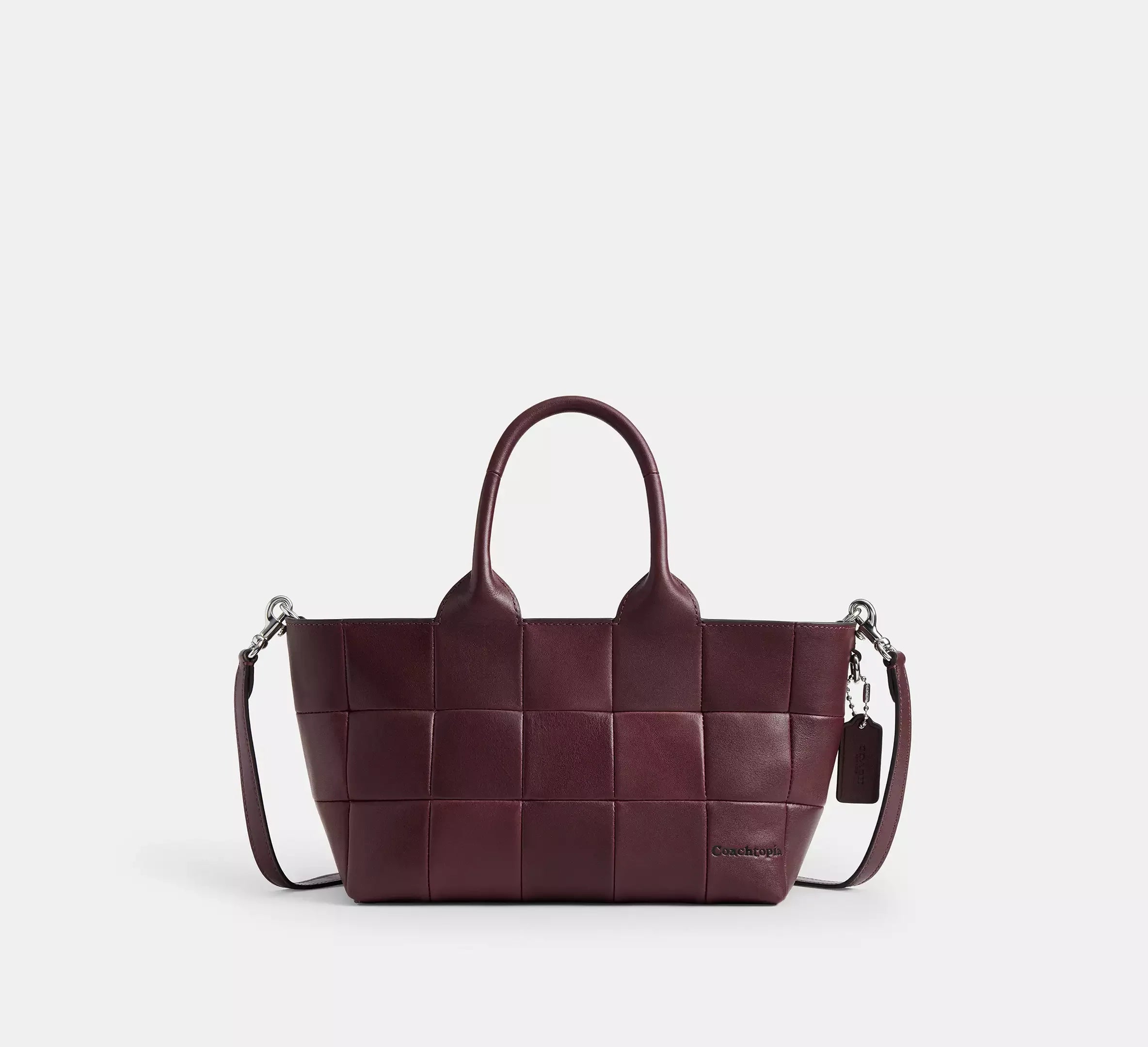 Coach Alter/Ego Small Tote Bag In Upcrafted Leather – Merlot - Mind Türkiye
