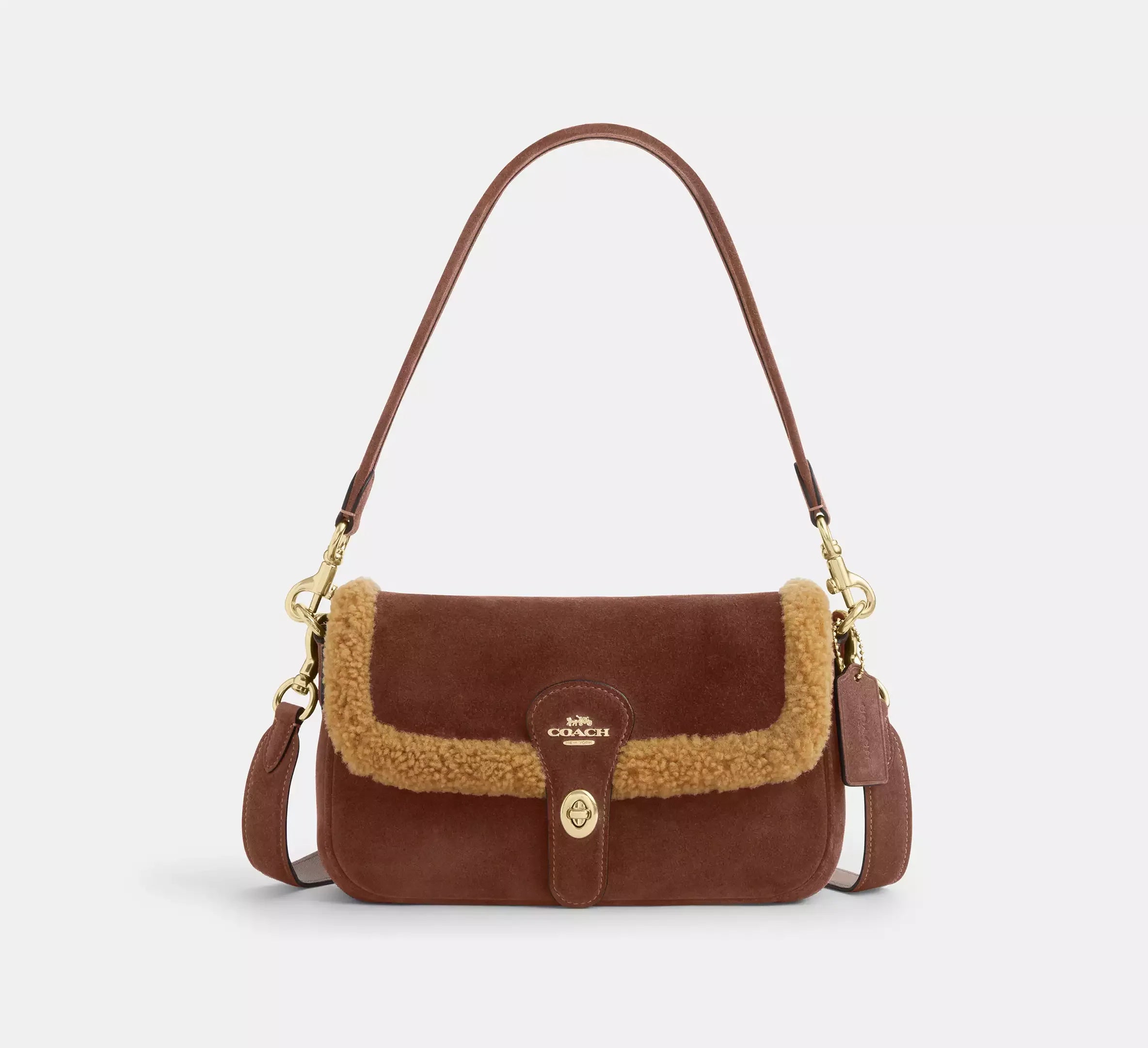 Coach Hadley Shoulder Bag – Im/Vintage Brown Multi - Mind Türkiye