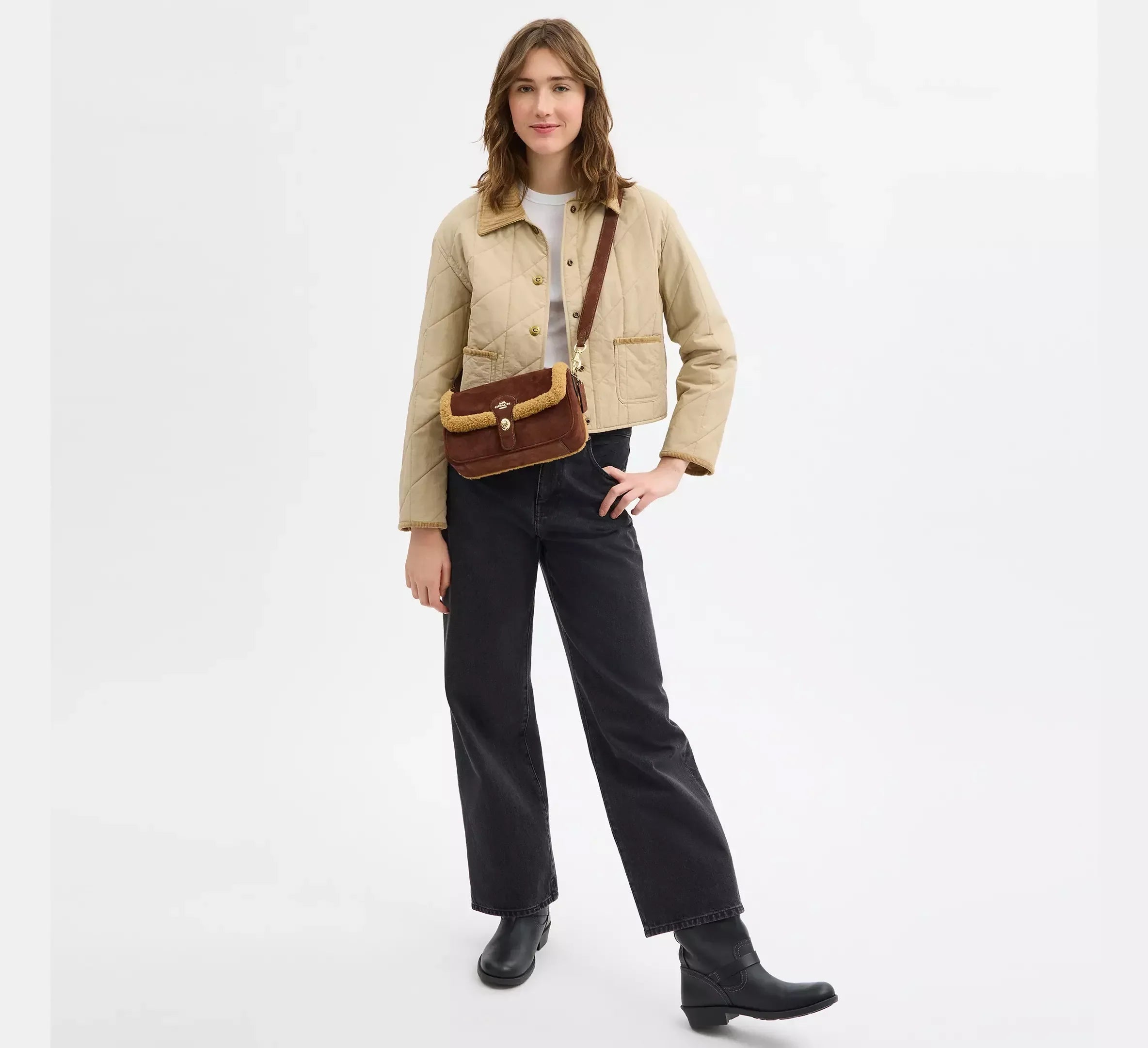 Coach Hadley Shoulder Bag – Im/Vintage Brown Multi - Mind Türkiye