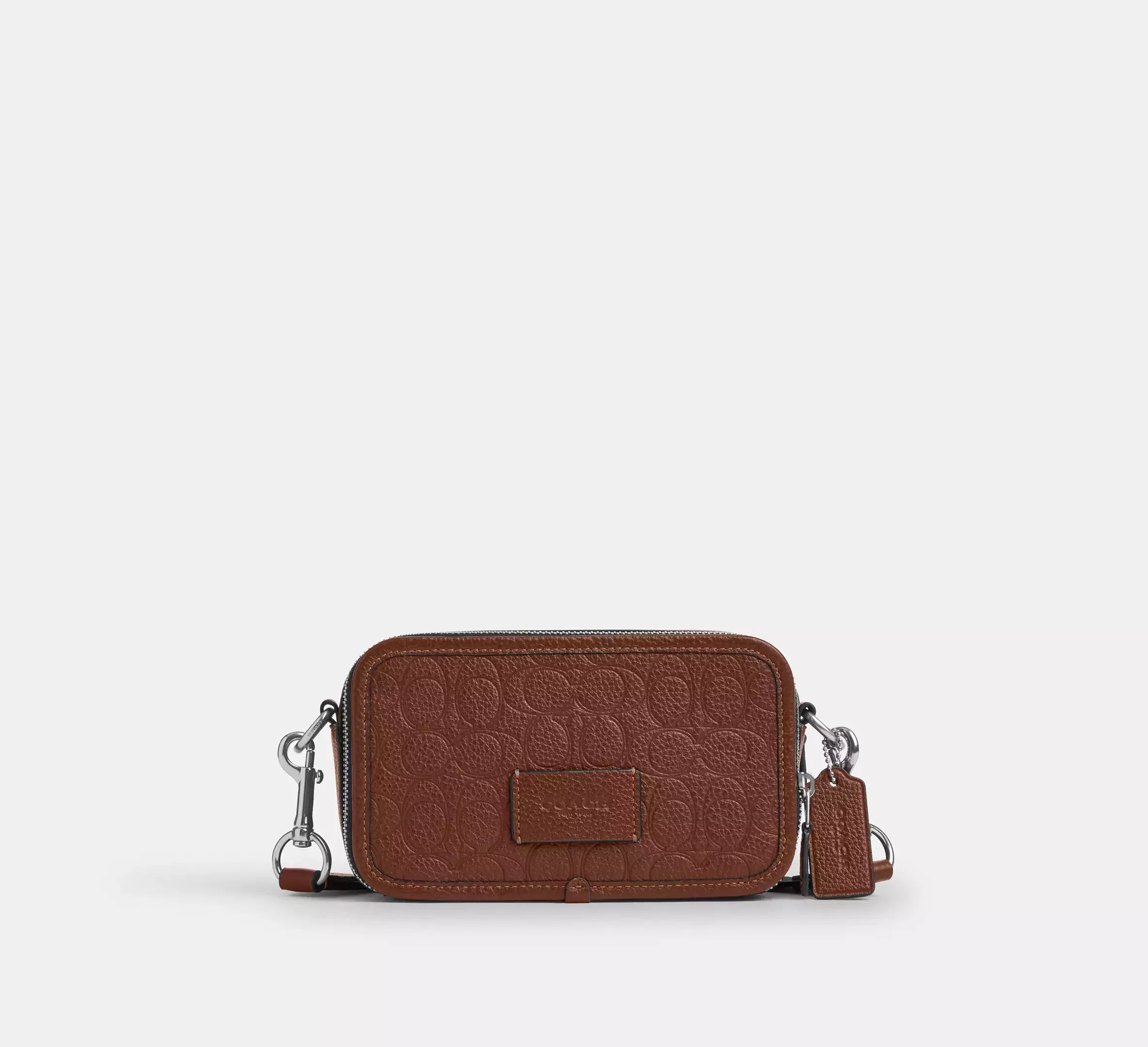Coach Wyatt Crossbody Bag In Signature Leather – Silver - Mind Türkiye