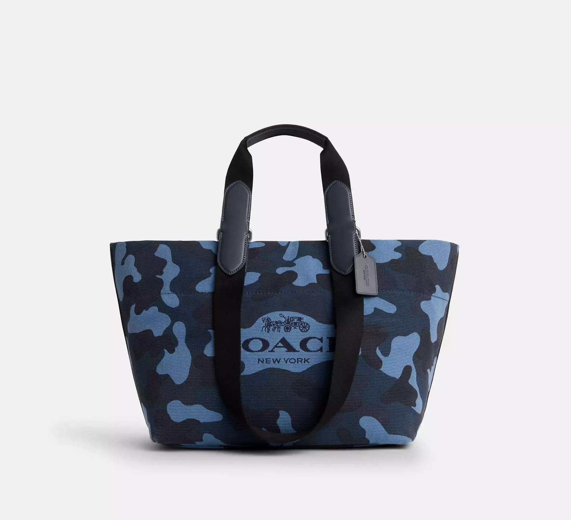 Coach Small Tour Tote Bag With Camo Print – Silver - Mind Türkiye