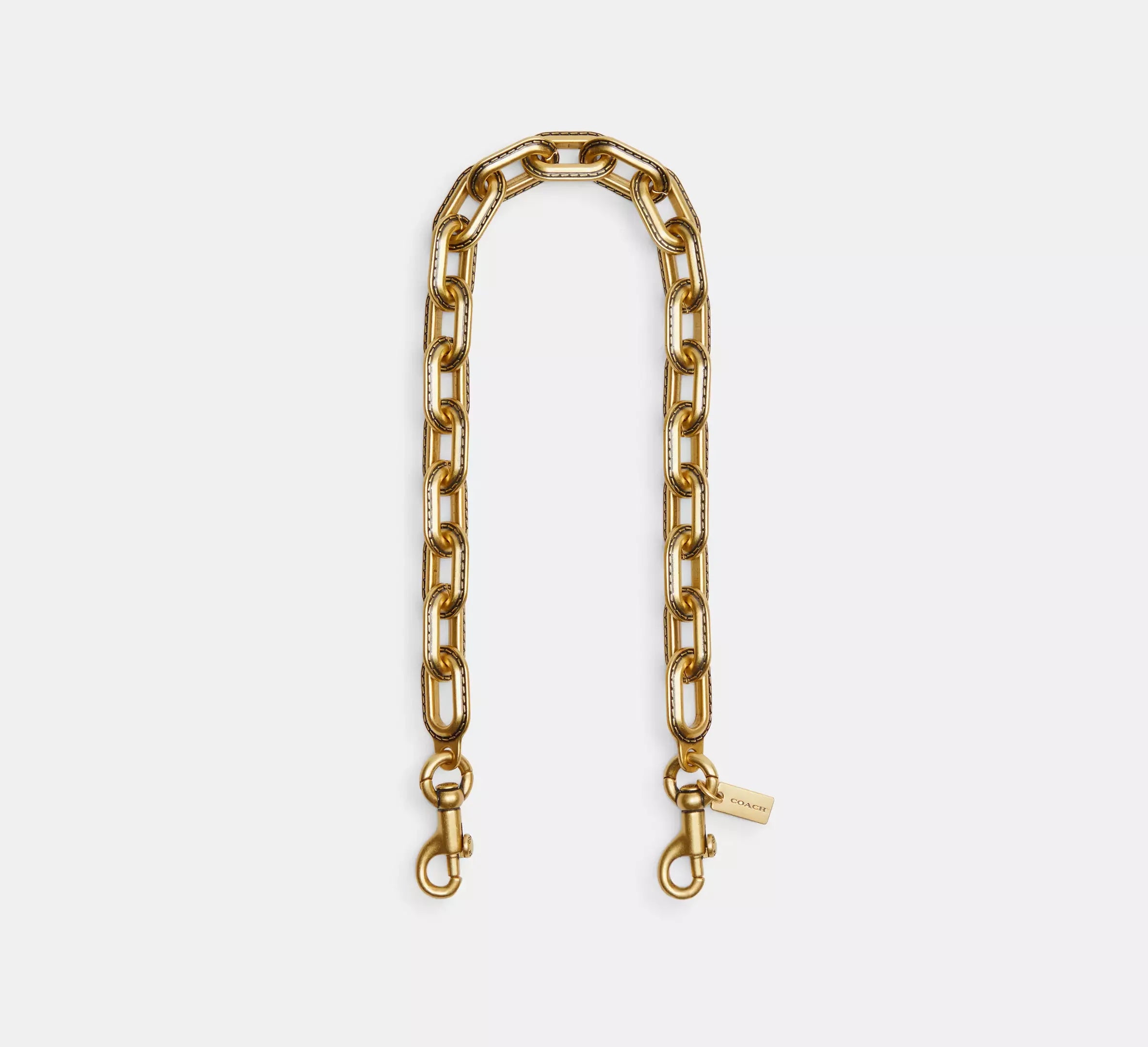 Coach Link Chain Strap – Metal/Brass - Mind Türkiye