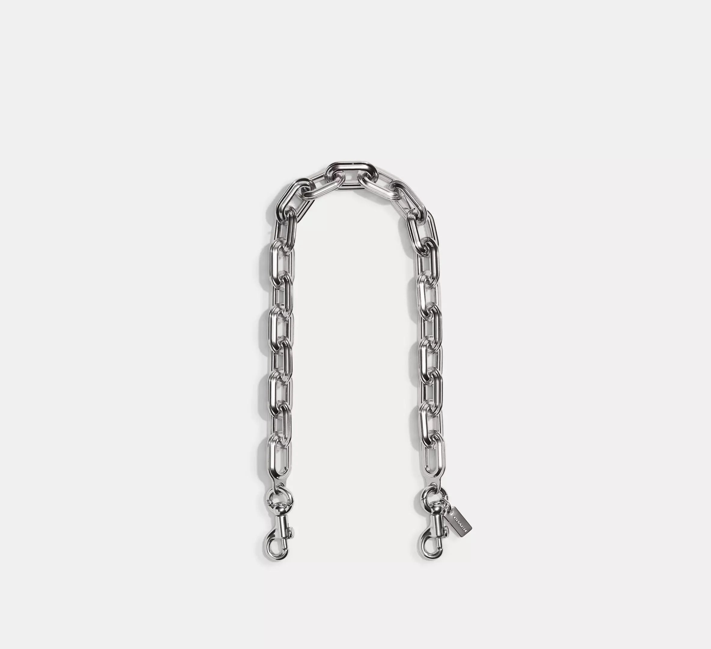 Coach Link Chain Strap – Metal/Silver - Mind Türkiye