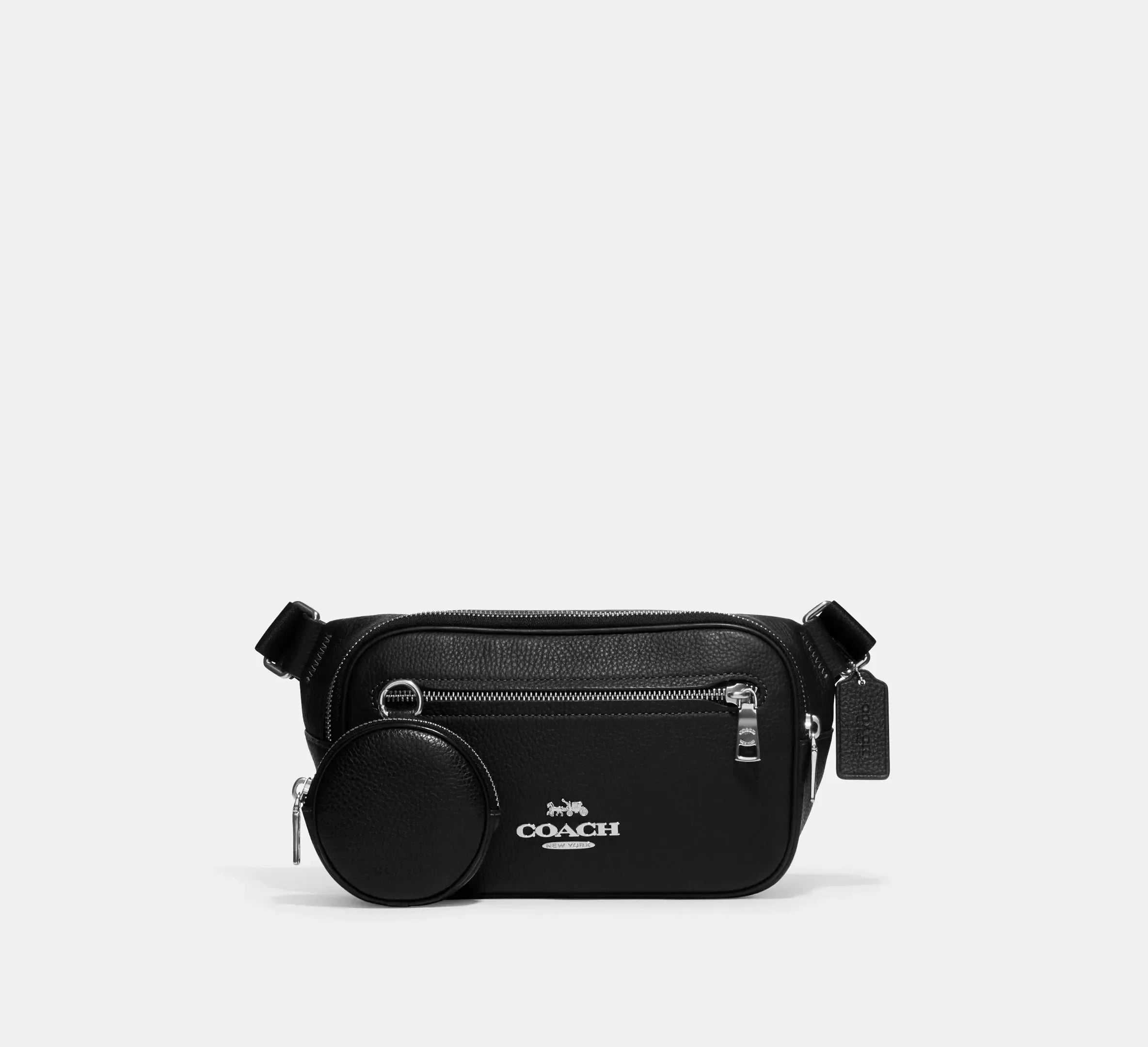 Coach Elias Belt Bag – Silver/Black - Mind Türkiye