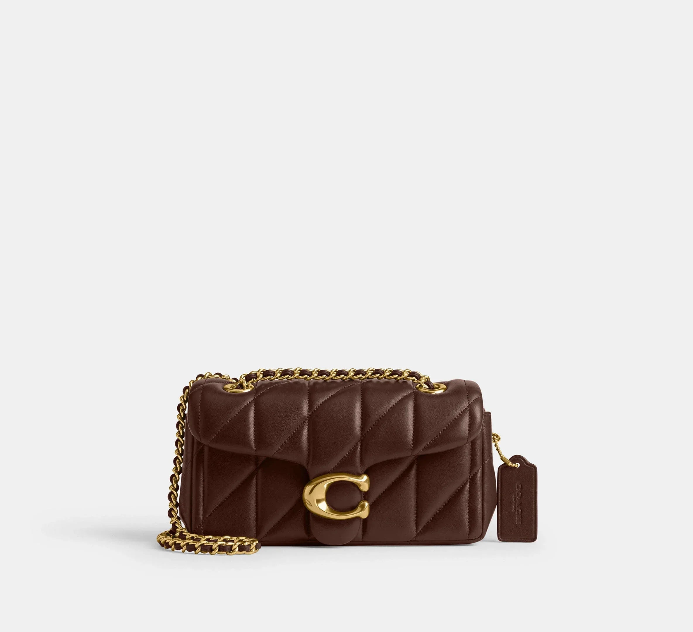 Coach Tabby Shoulder Bag 20 With Pillow Quilting – Brass/Maple - Mind Türkiye