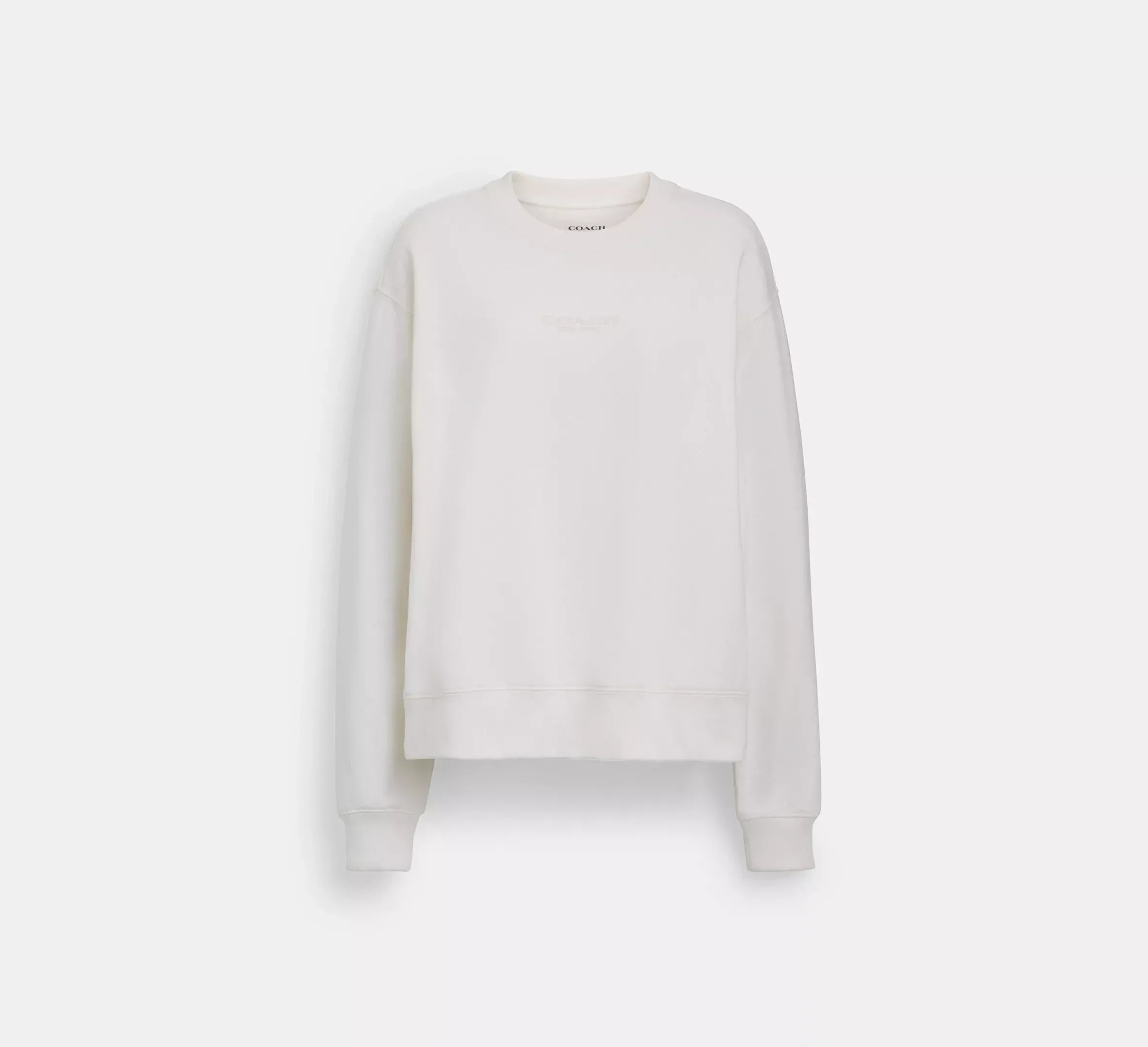 Coach Crewneck – White - Mind Türkiye