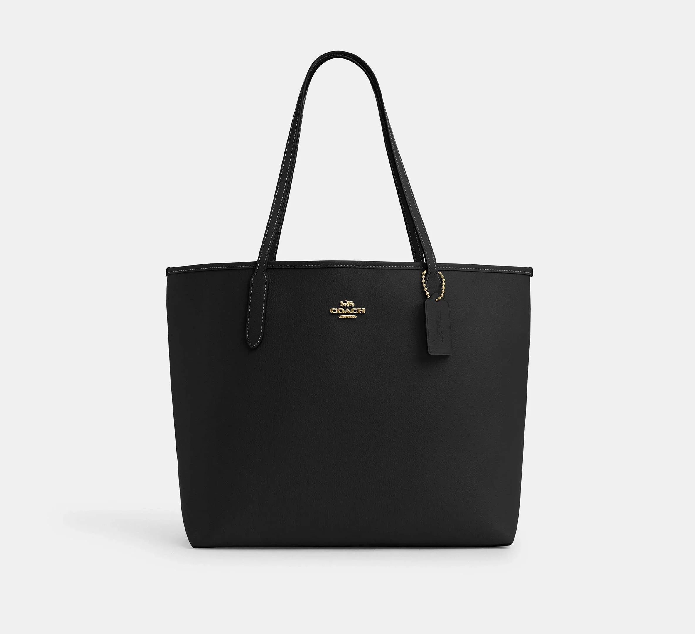 Coach City Tote Bag – Gold/Black - Mind Türkiye