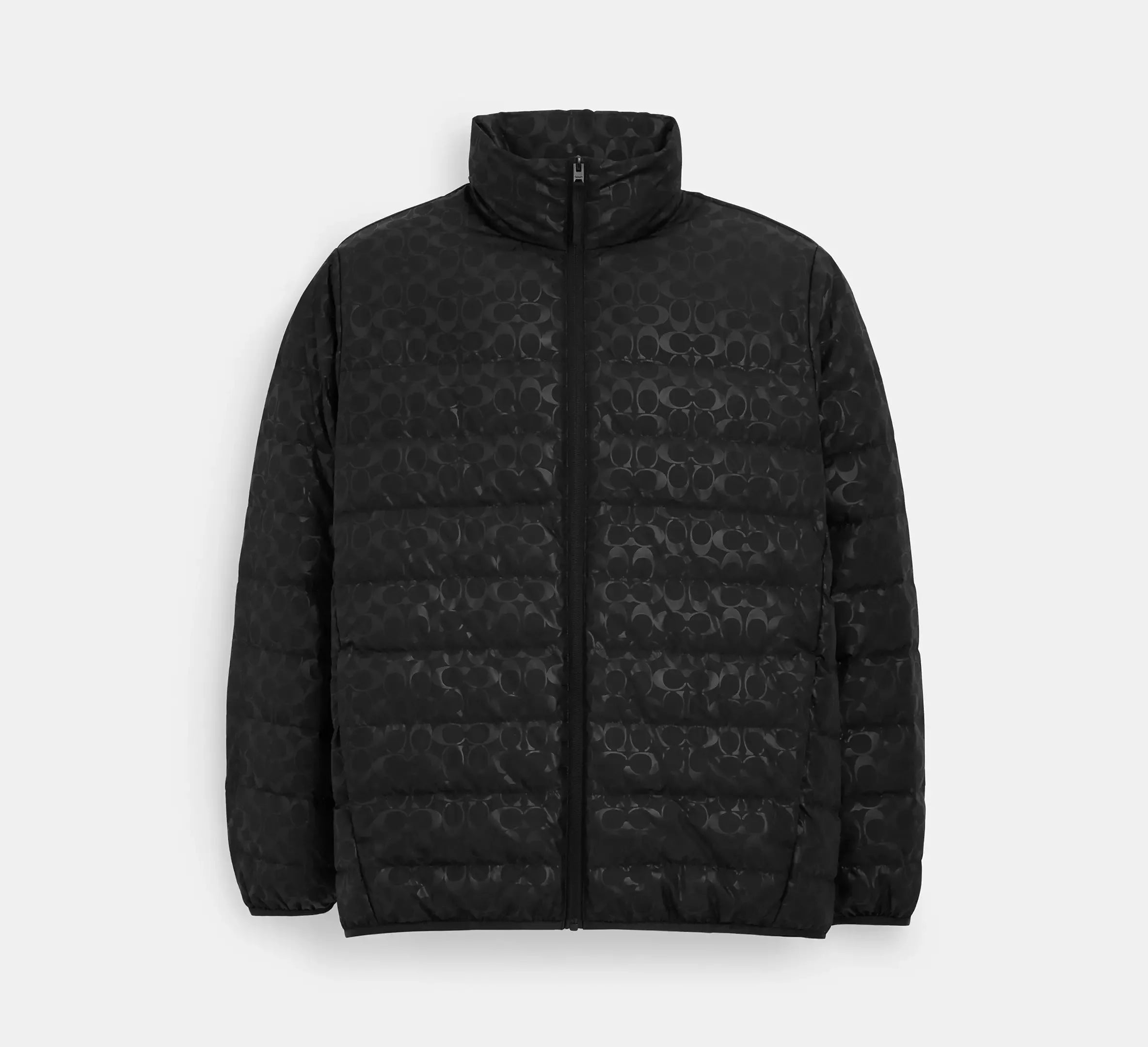 Coach Lightweight Down Jacket In Recycled – Black - Mind Türkiye