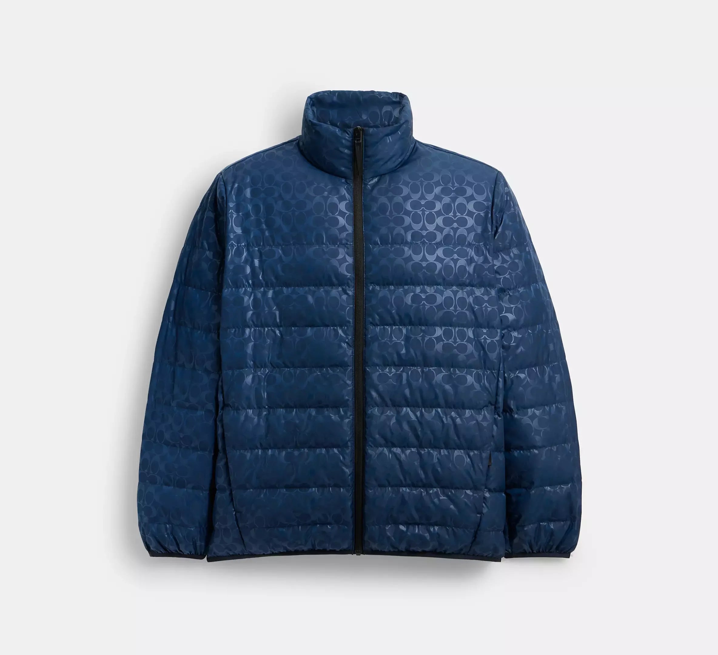 Coach Lightweight Down Jacket In Recycled – Washed Navy - Mind Türkiye